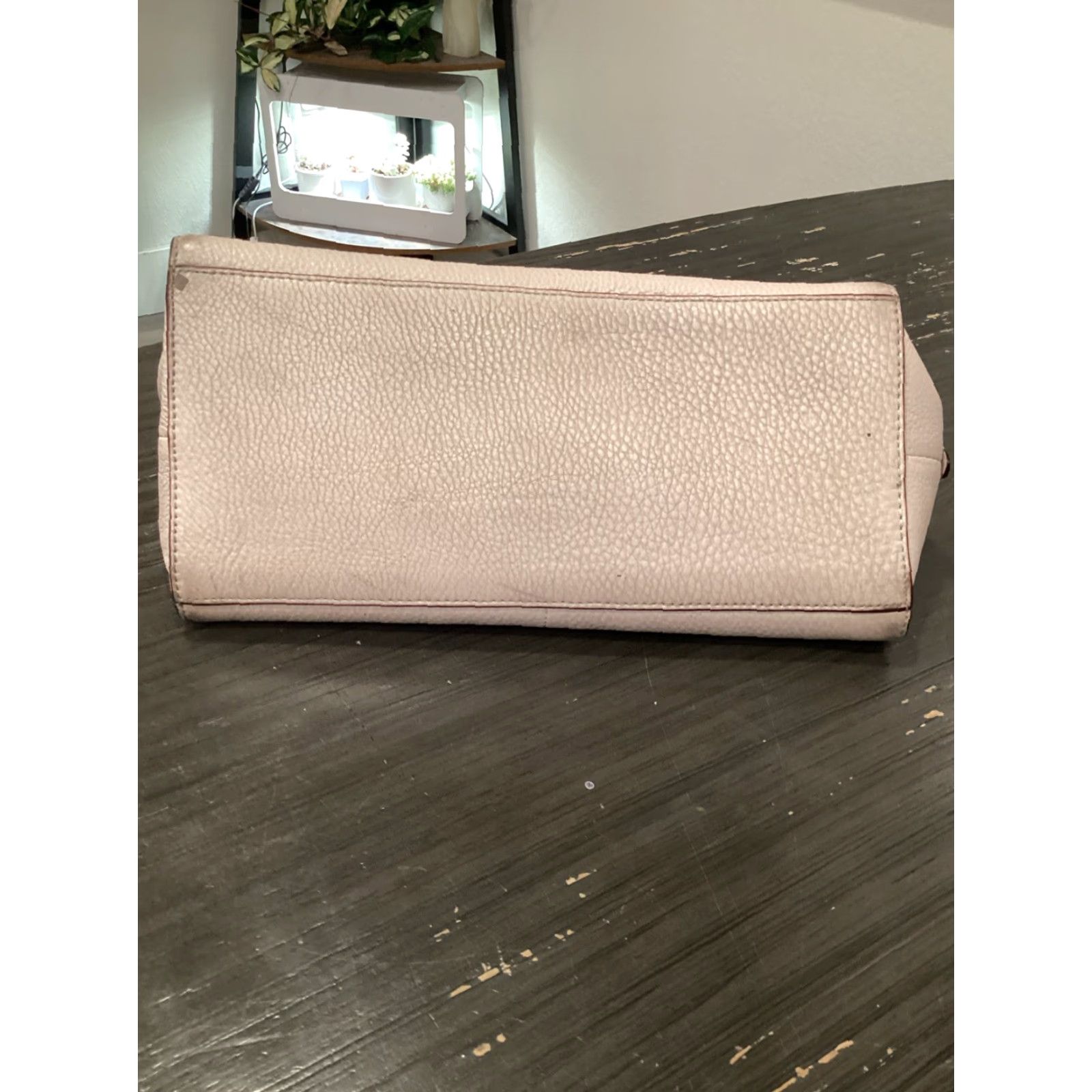 Vintage KATE SPADE Leather Satchel Handbag Pink Women Size ONE SIZE - 3 Thumbnail