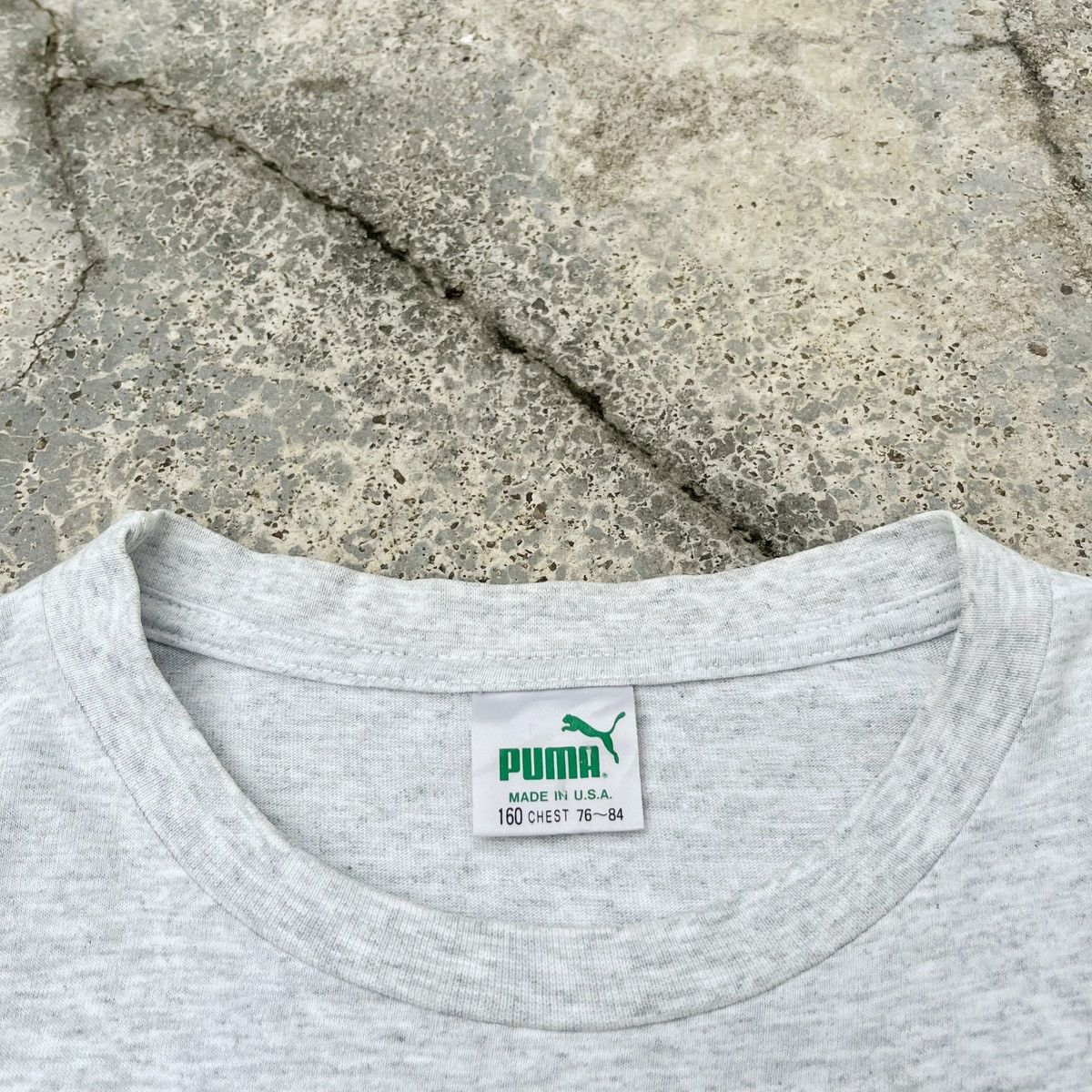 Puma Vintage 90s Puma Made In Usa Nice Print Out Design Tee Rare Size US M / EU 48-50 / 2 - 4 Thumbnail
