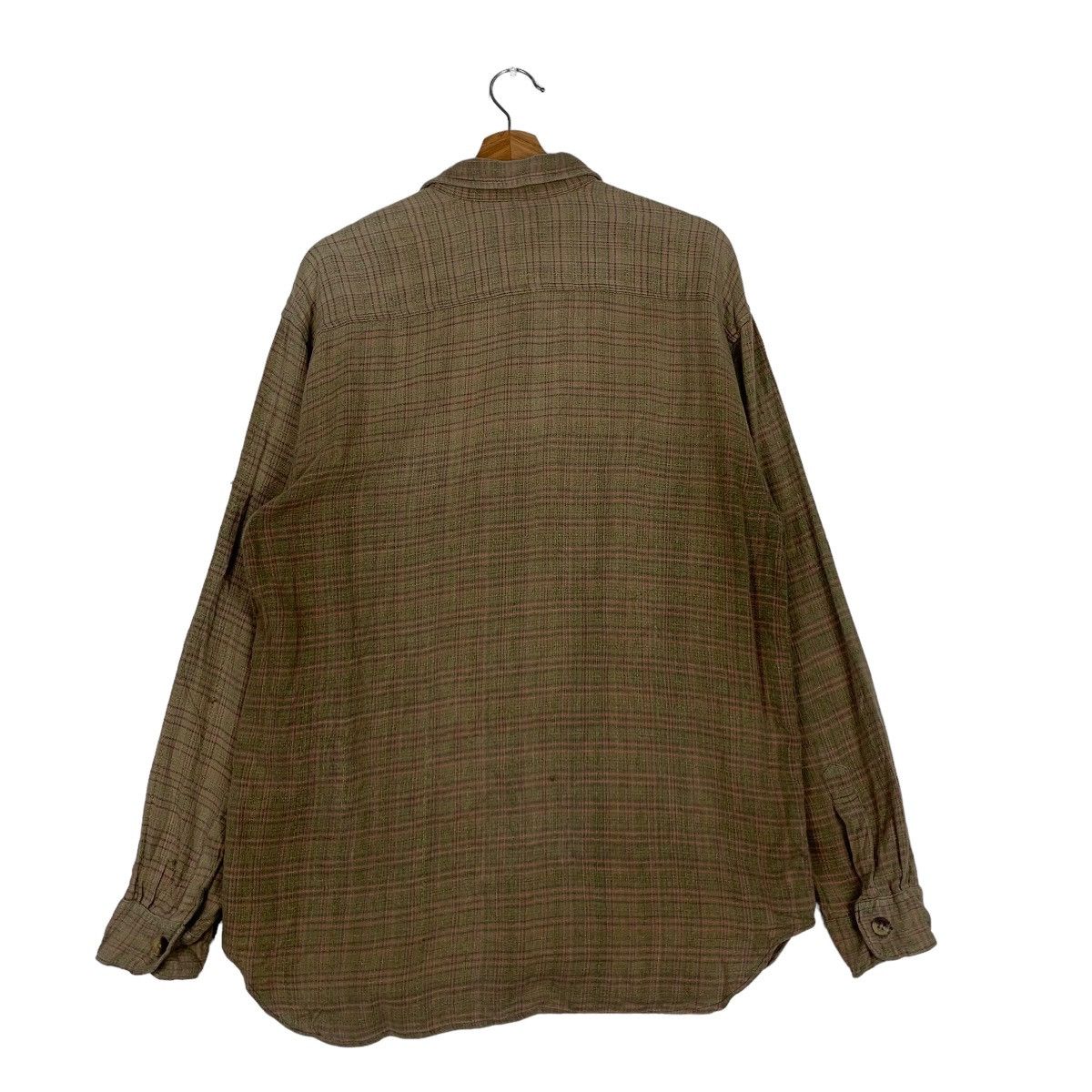 Oshkosh OSHKOSH Checked Plaid Double Pocket Flannel Jacket #0313-C14 Size US L / EU 52-54 / 3 - 17 Thumbnail