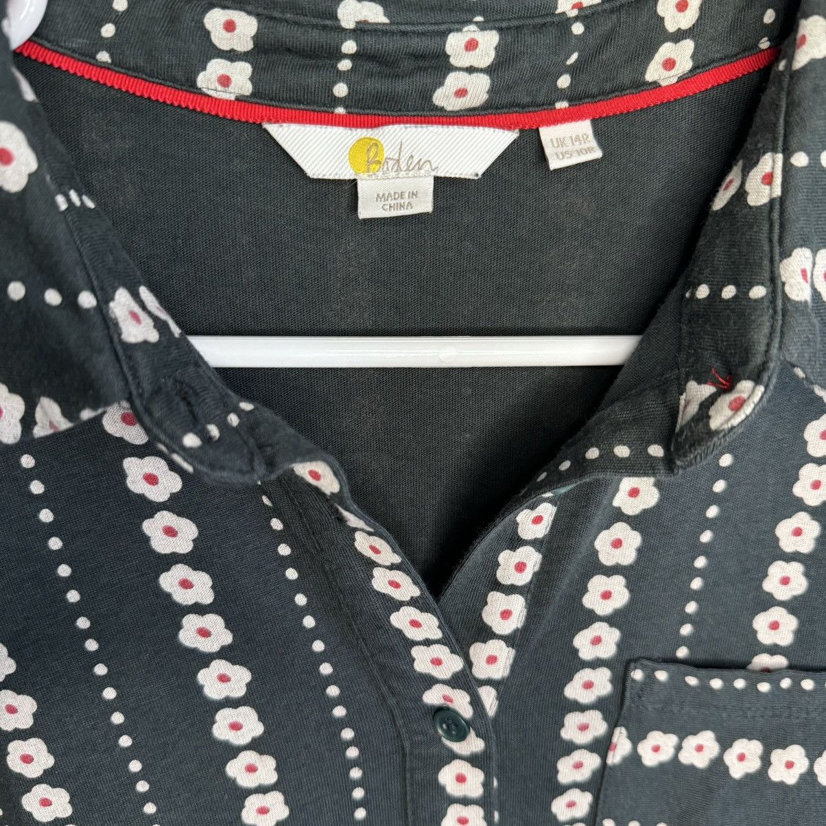 Boden Button Down Shirt Dress Size L / US 10 / IT 46 - 3 Thumbnail