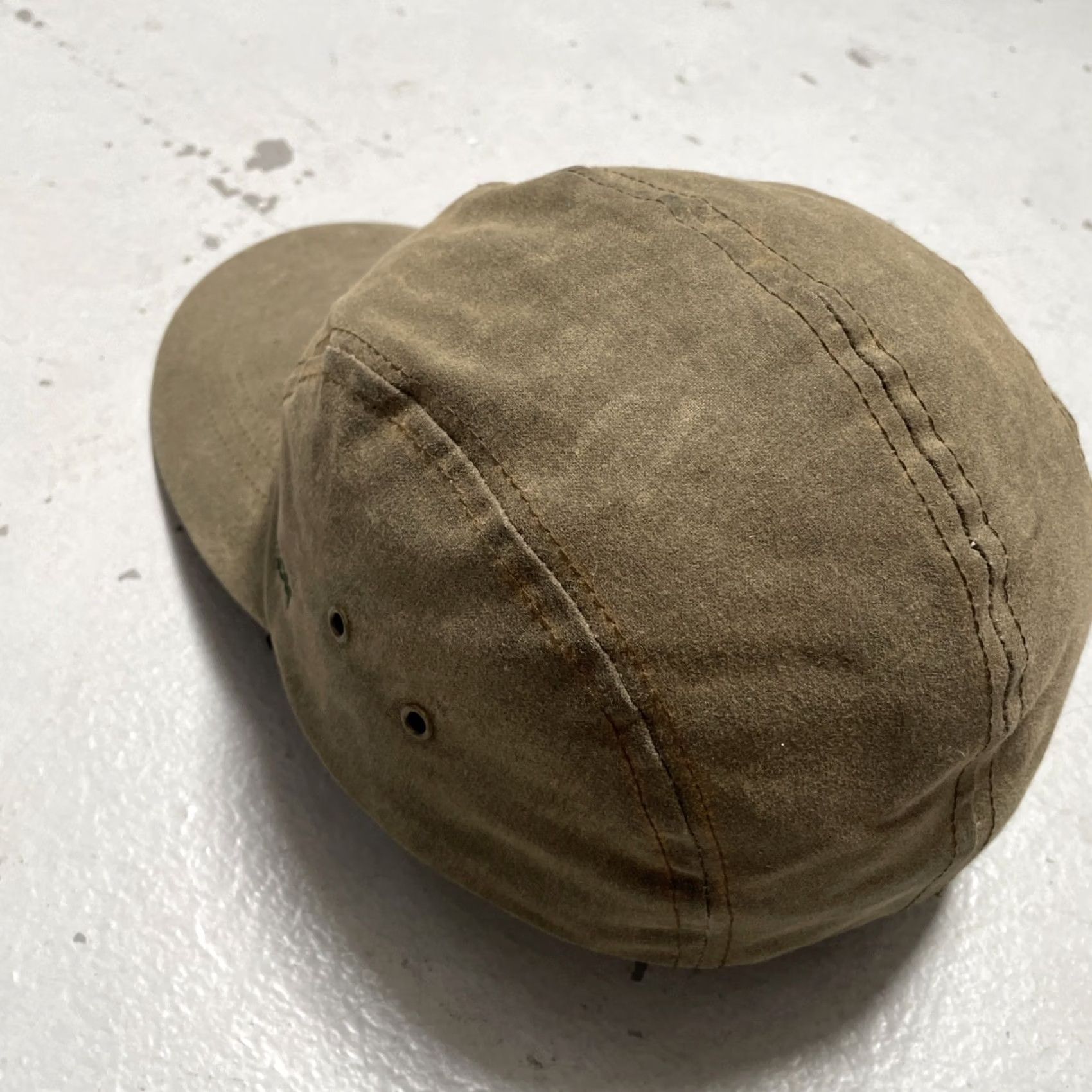Filson VINTAGE Filson Duck Bill Canvas Long Brim Fishing Hat Cap USA Fitted (S-M) Mens Size ONE SIZE - 2 Thumbnail