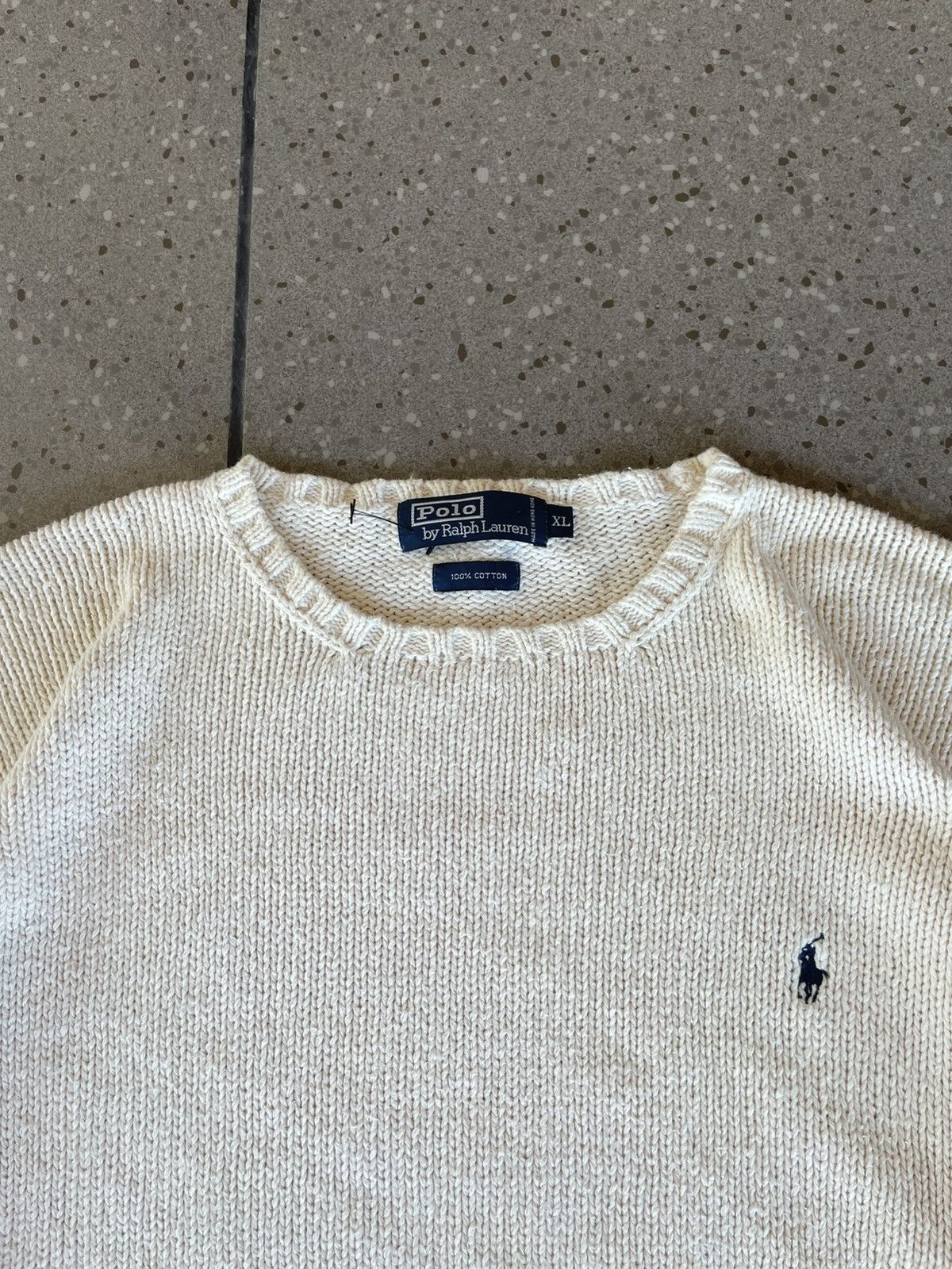 Polo Ralph Lauren 90s Vintage Polo Ralph Lauren Sweater Cable Knit Jumper Size US XL / EU 56 / 4 - 3 Thumbnail