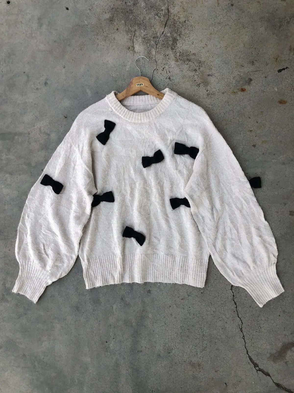 Aran Isles Knitwear × Designer Japanesebrand Knitting Pullover Memeri Baggy Pattern Size US L / EU 52-54 / 3 - 1 Thumbnail