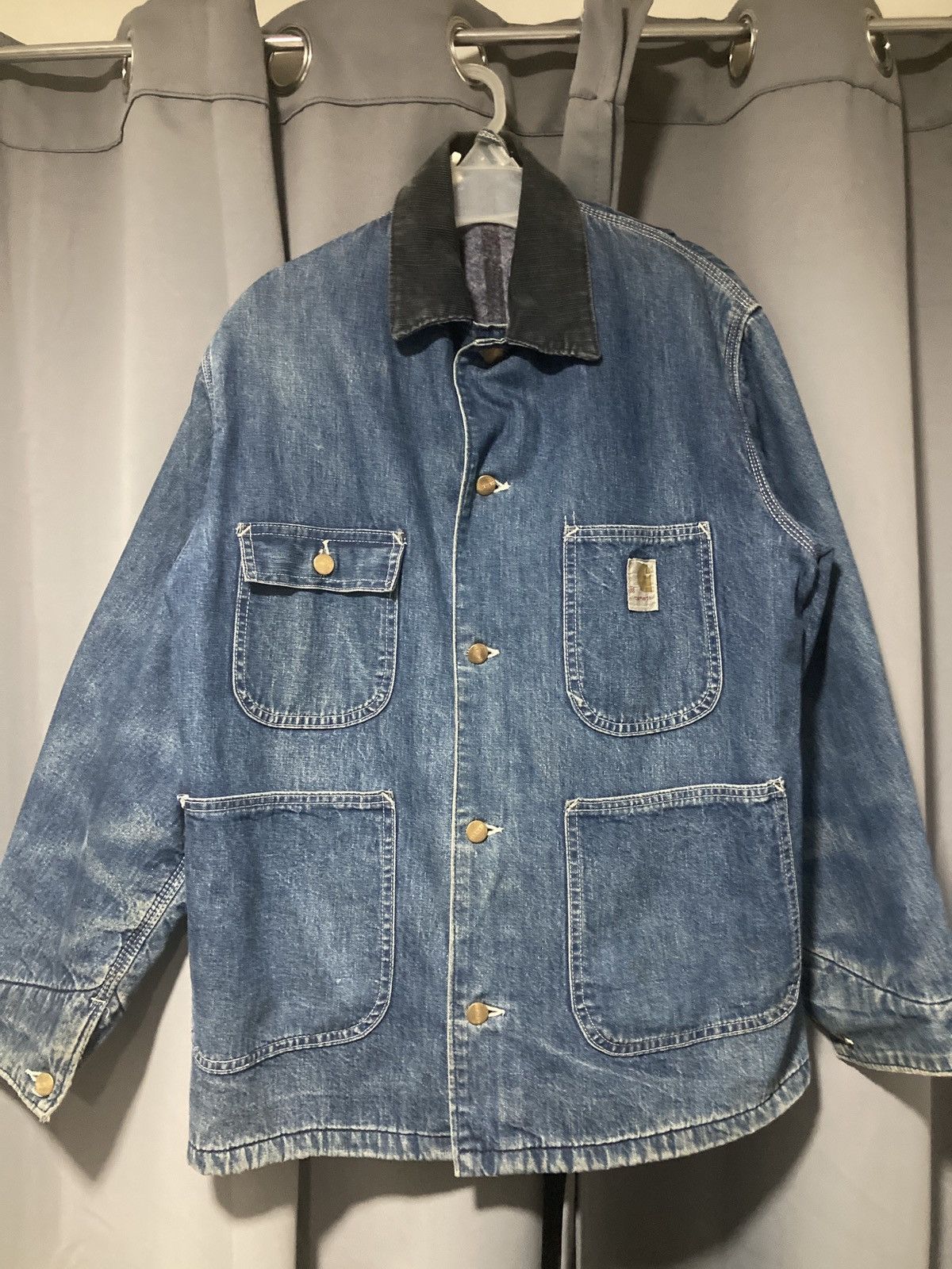 Carhartt × Vintage Carhartt coat 60s denim blue RARE Size US M / EU 48-50 / 2 - 1 Thumbnail