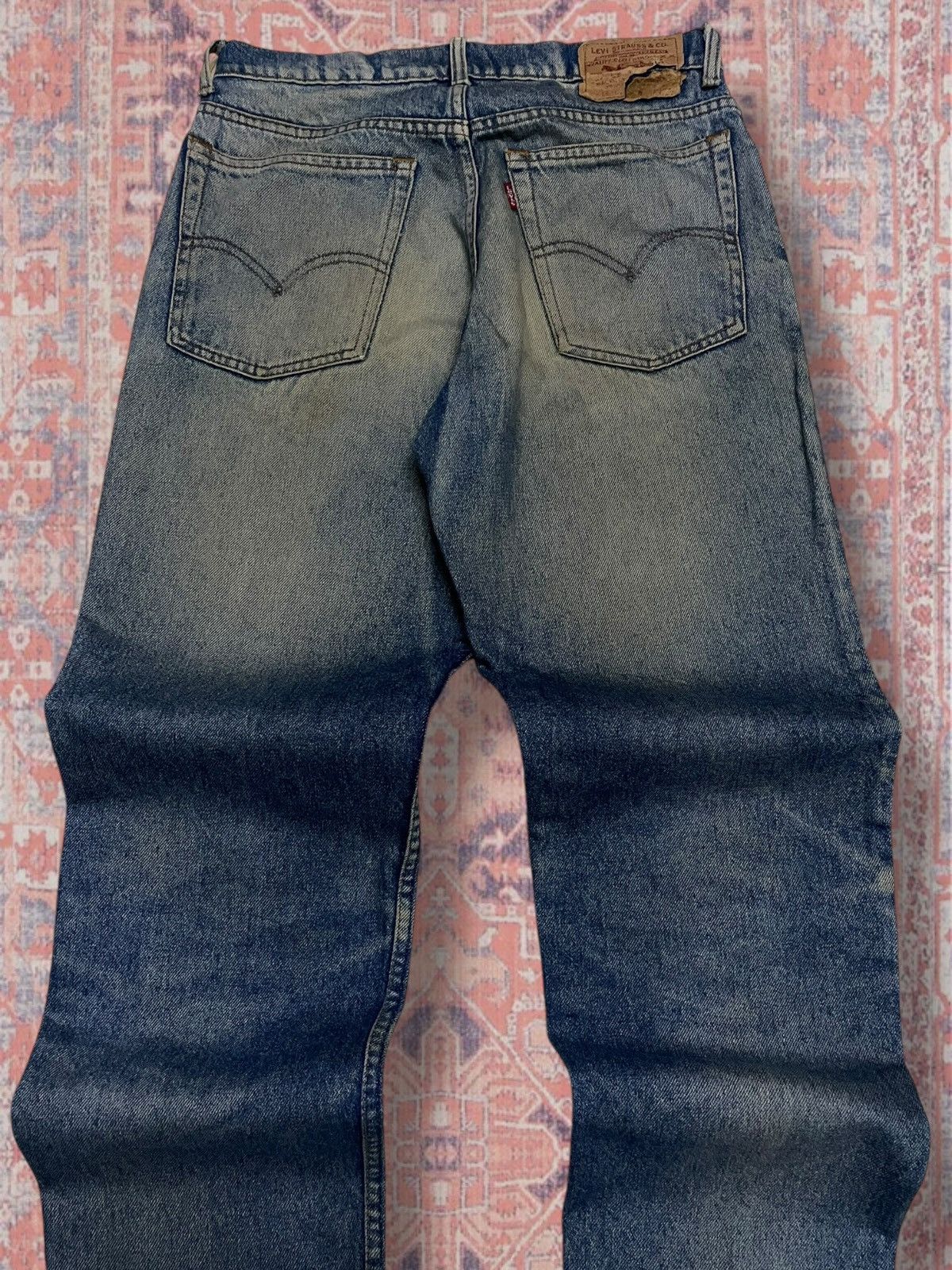 Levi's Vintage Clothing Vintage 90s Rare Designer Levis 516 Mudwash Distressed Denim Size US 29 - 11 Thumbnail