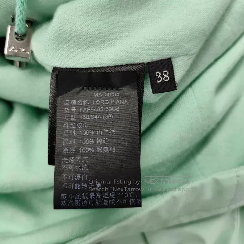 Loro Piana Loro Piana Teal Green Traveller Women's Traveler Jacket Size XS / US 0-2 / IT 36-38 - 5 Thumbnail