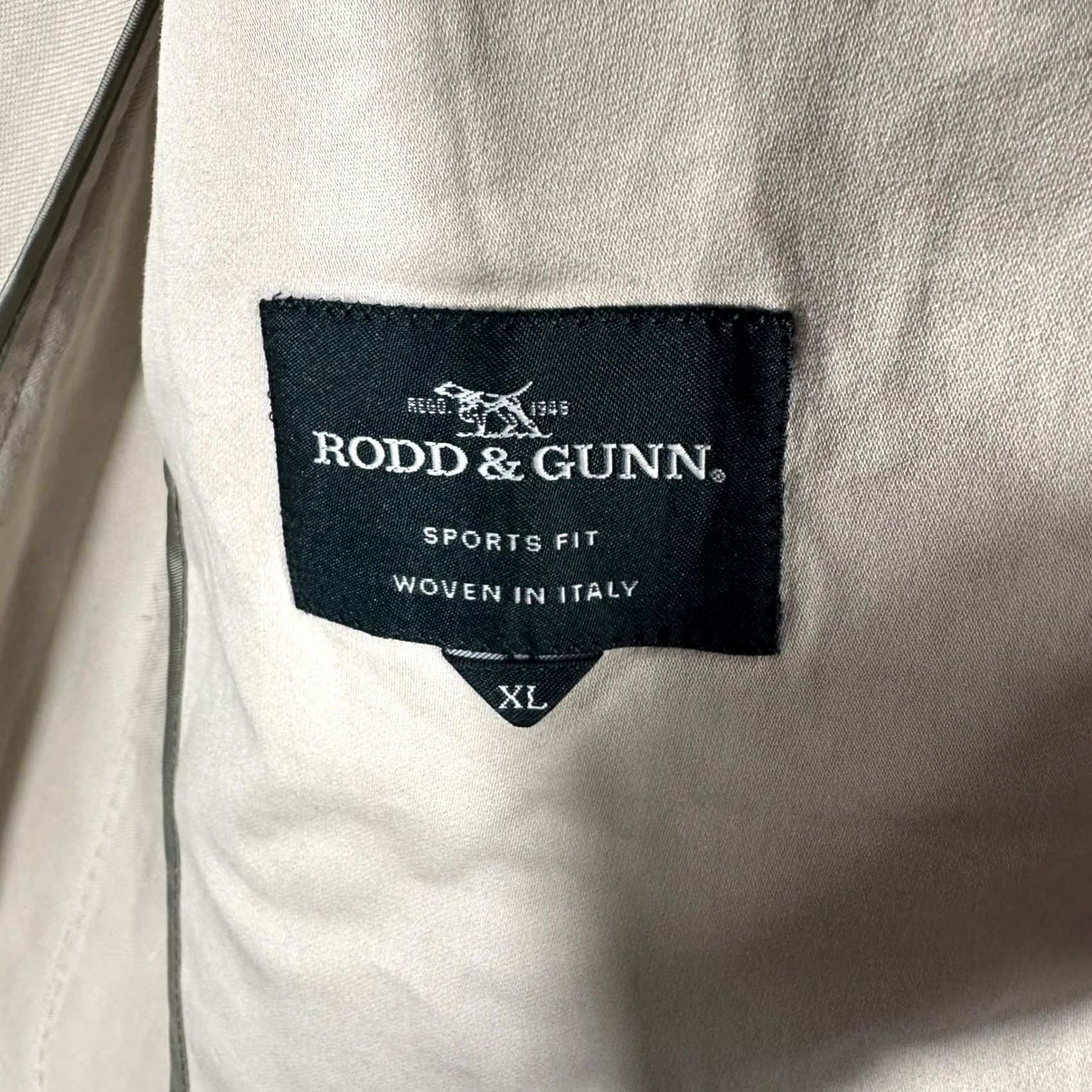 Rodd & Gunn Rodd & Gunn Mens Motion 2.0 Jacket Sand Beige Cotton Stretch Blazer XL BP1233 Size 46R - 3 Thumbnail