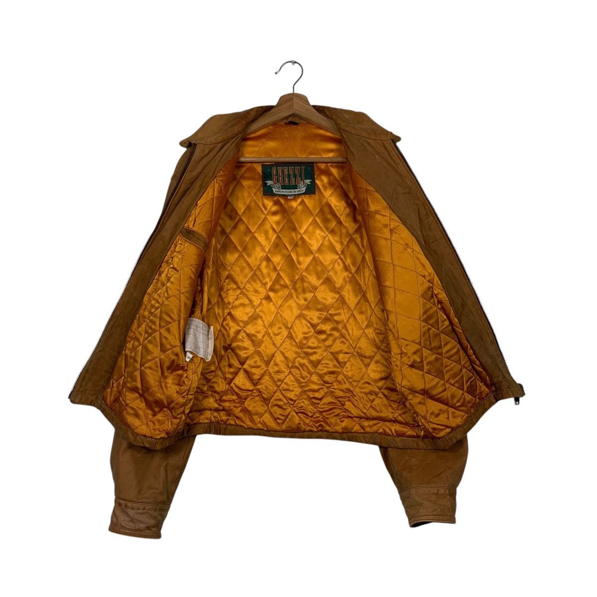 Vintage 70’s GHEZZI by ARCA Quilted Lined Leather Jacket #2363-C106 Size US M / EU 48-50 / 2 - 11 Thumbnail