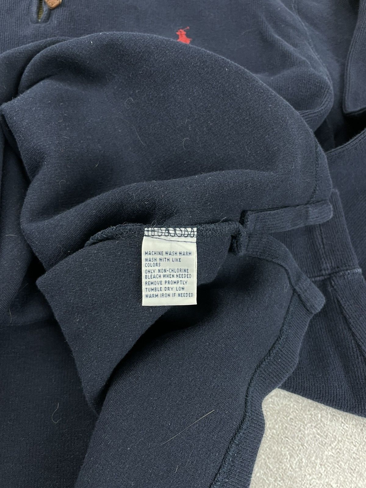 Polo Ralph Lauren × Ralph Lauren Polo Ralph Lauren Vintage 1/4 Zip Cotton Sweater Pullover Size US XL / EU 56 / 4 - 7 Thumbnail