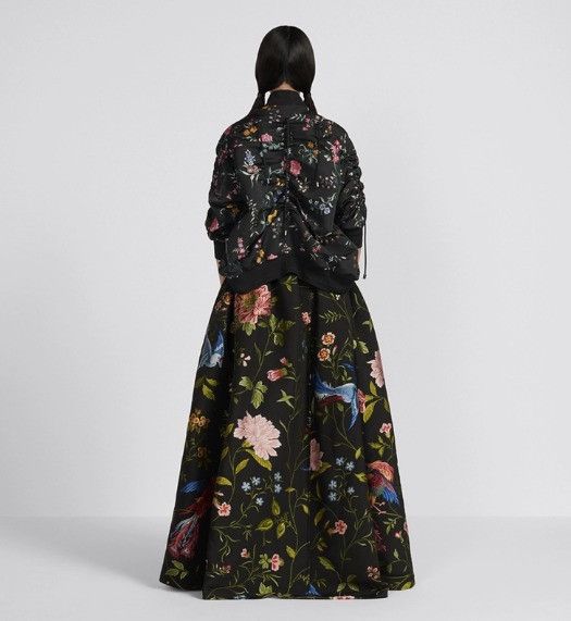 Dior o1sh3x0225 Long Open-Front Skirt in Multicolor Size 30" / US 8 / IT 44 - 4 Thumbnail