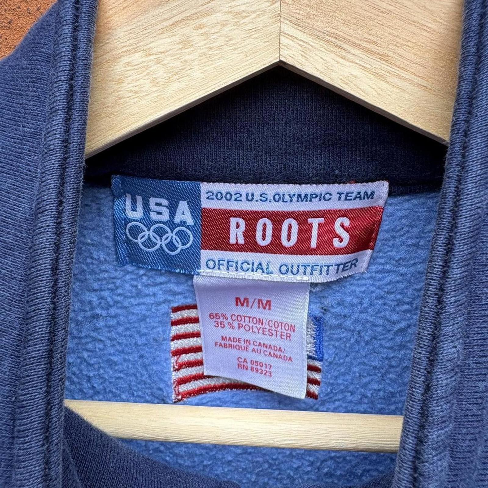 Roots Vintage roots USA Olympics hoodie 2002 M Size US M / EU 48-50 / 2 - 6 Thumbnail
