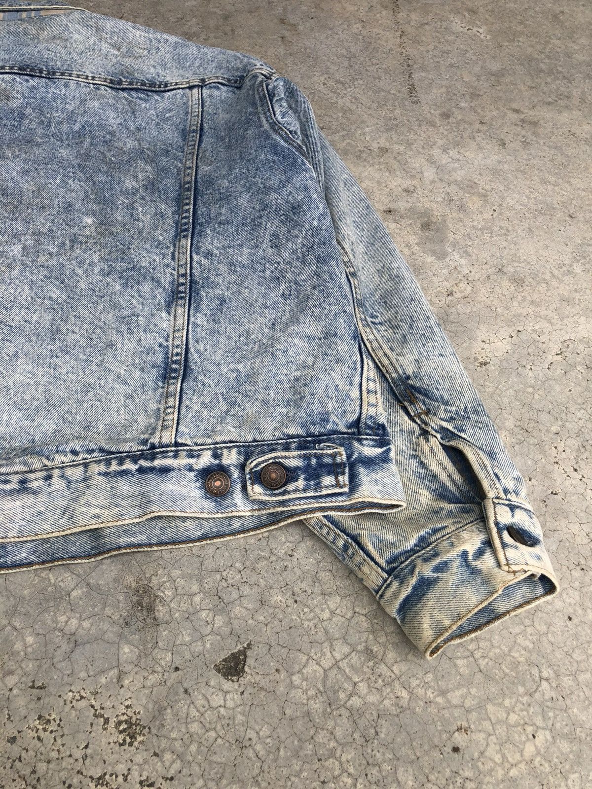 Levi's Vintage 80s Levis 70417 Blanked Lined Baggy Distressed Size US XL / EU 56 / 4 - 15 Thumbnail