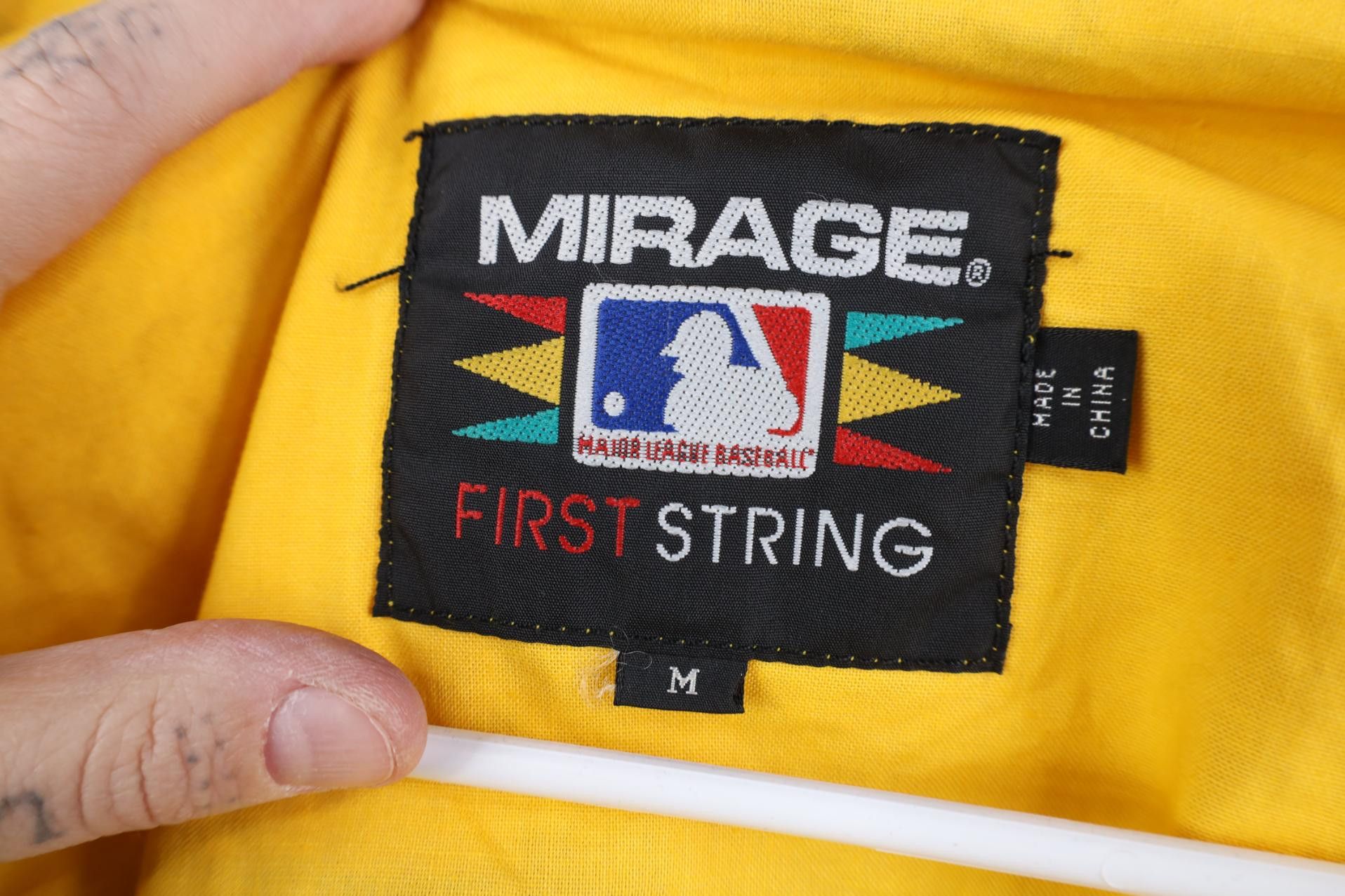 Vintage Deadstock Vintage 90s Athletics Baseball Bomber Jacket Size US M / EU 48-50 / 2 - 14 Thumbnail