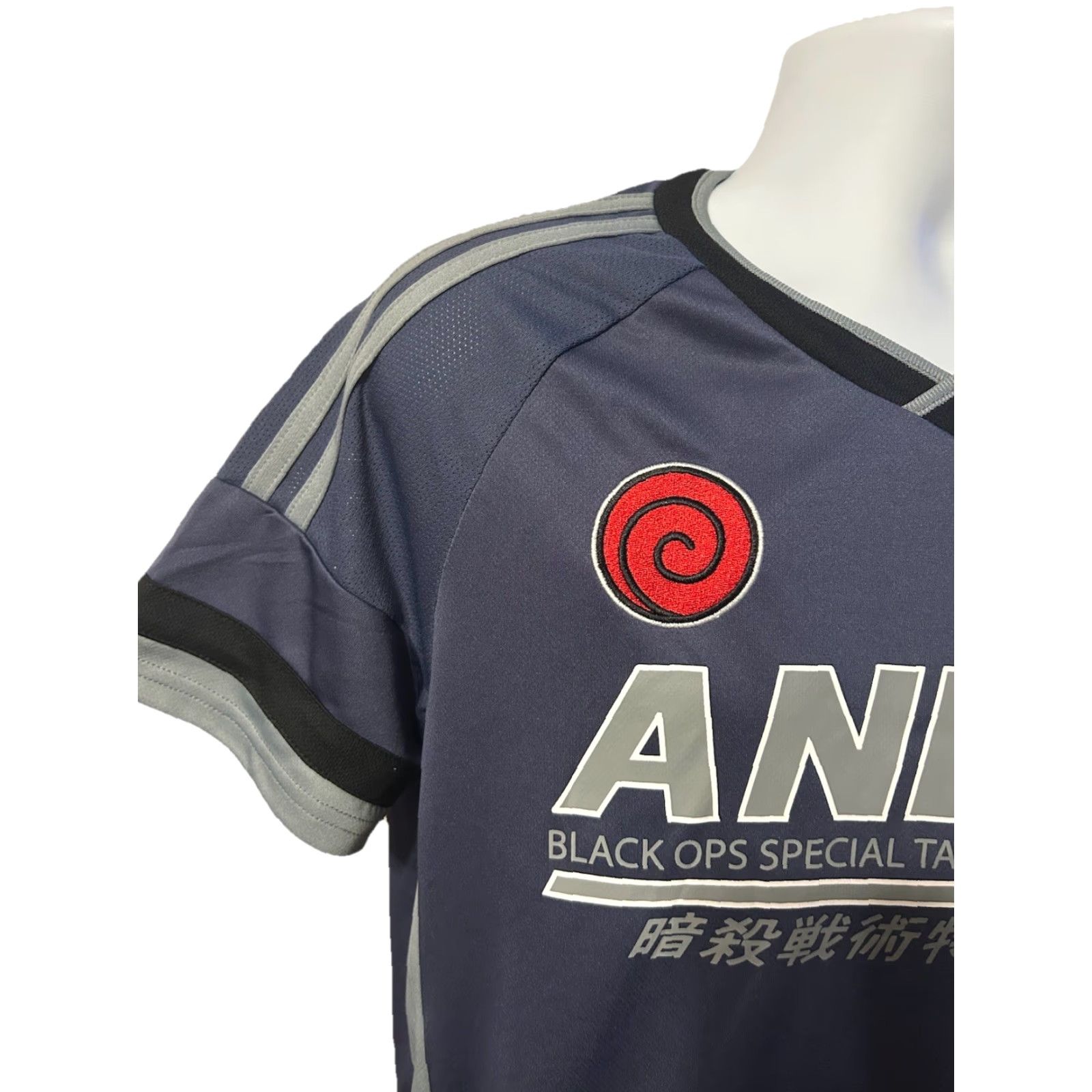 Vintage Boxlunch Naruto Shippuden Jersey ANBU Black Ops Kakashi #9 Jersey Men Large Size US L / EU 52-54 / 3 - 6 Thumbnail