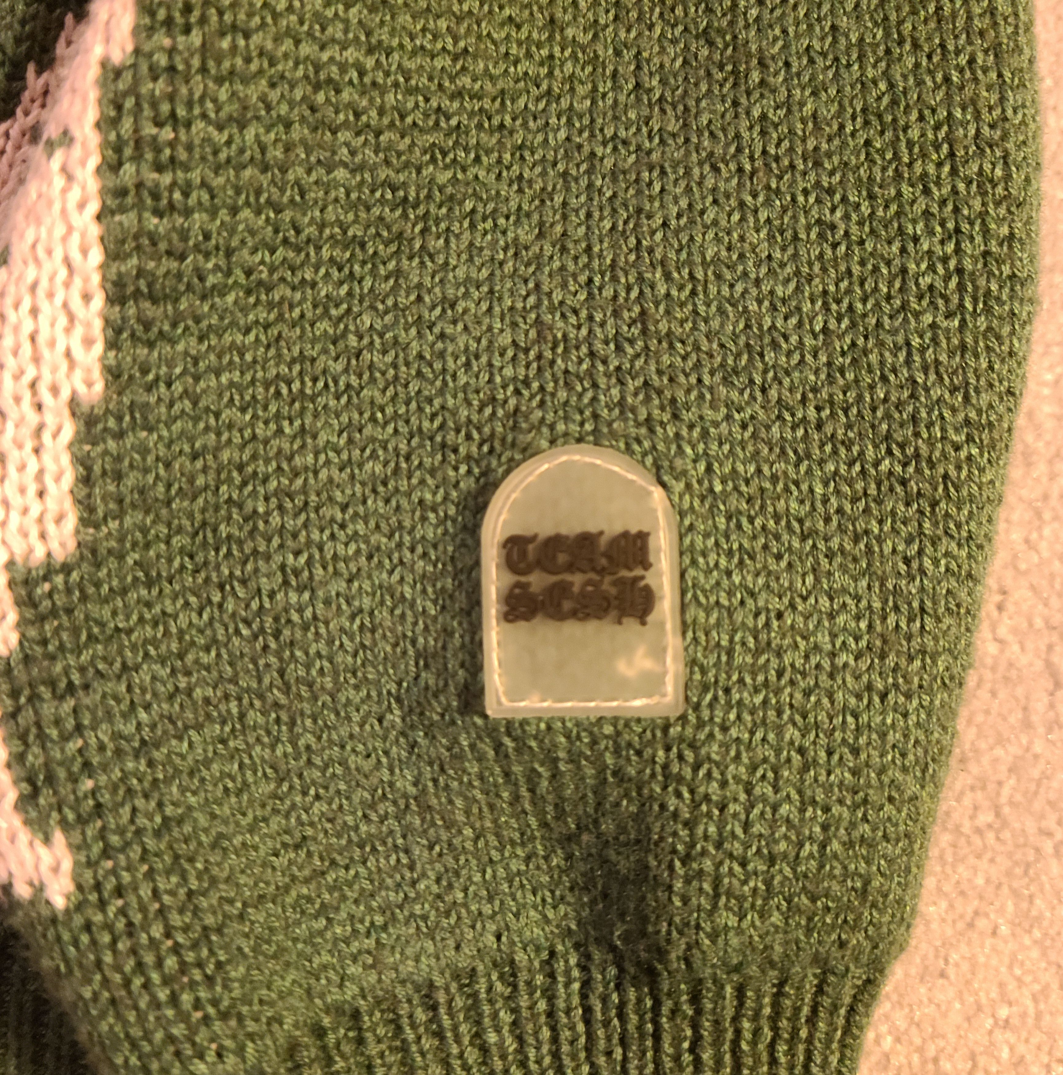 TeamSESH TeamSESH Oversized Knit Skeleton Hoodie (Fits like L) Size US M / EU 48-50 / 2 - 4 Thumbnail