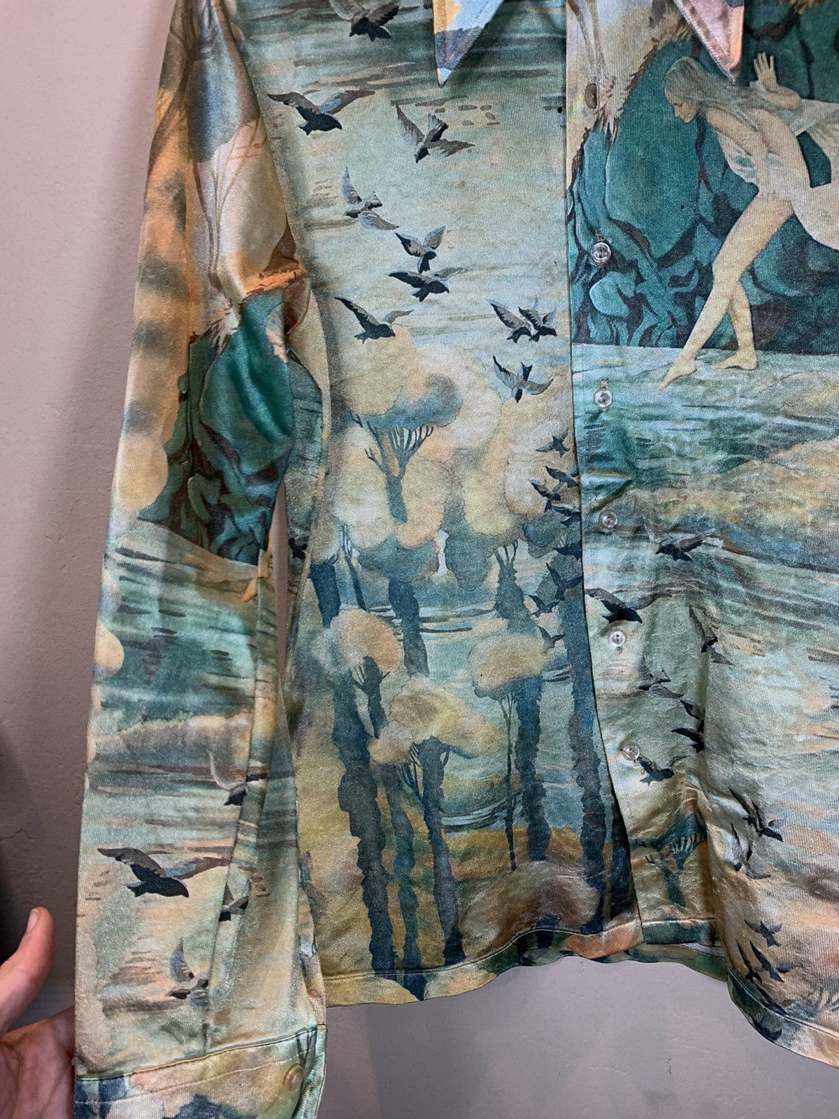 Kennington Ltd. × Vintage *RARE* Vintage 60’s Kennington Art Painting AOP Button Shirt Size US M / EU 48-50 / 2 - 3 Thumbnail