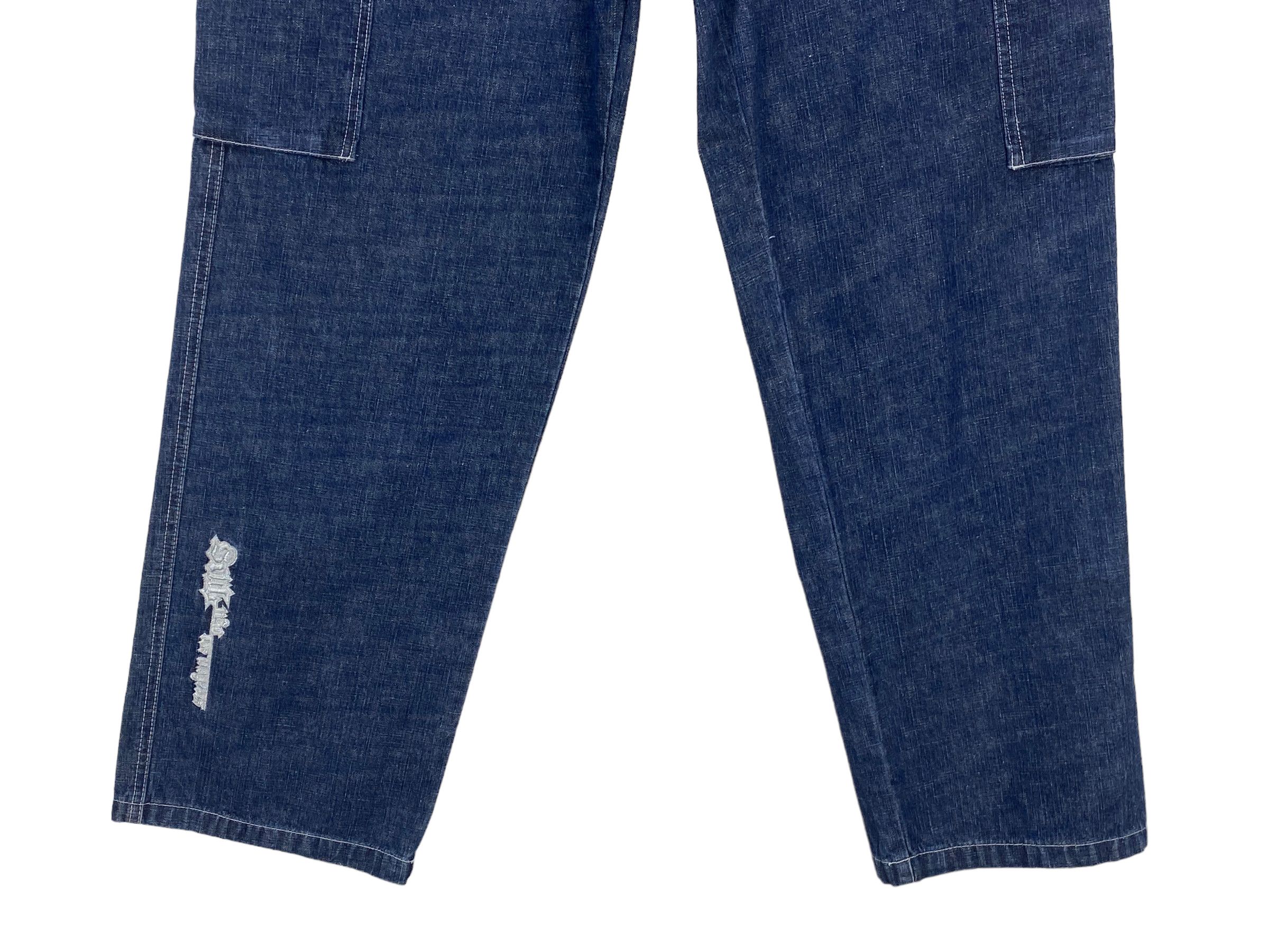 Japanese Brand La Soul Baggy Jeans Carpenter Hip Hop Jeans Size US 34 / EU 50 - 7 Thumbnail