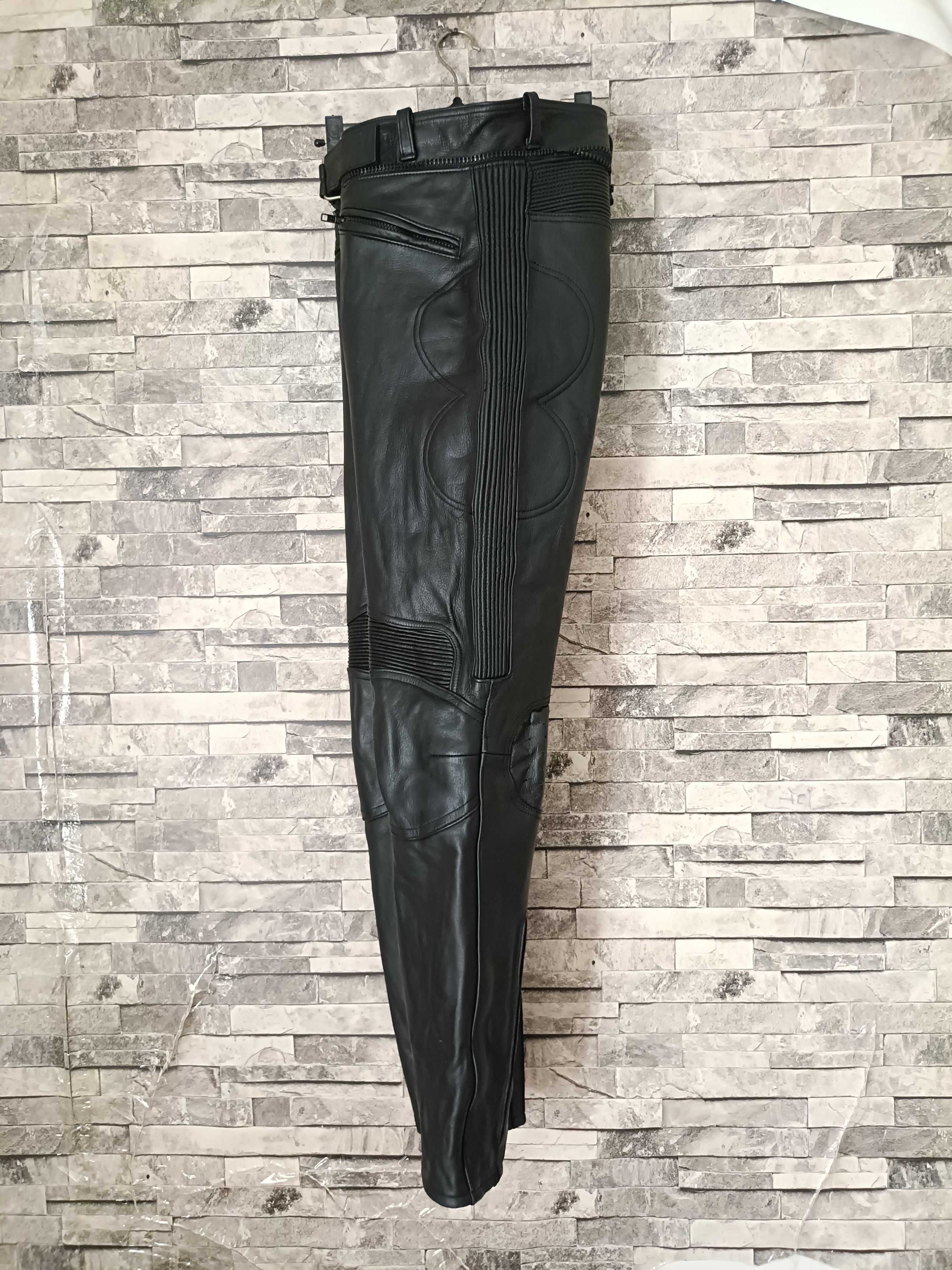 Leather Best of the road by Dieter Braun biker leather pants Size US 30 / EU 46 - 2 Thumbnail