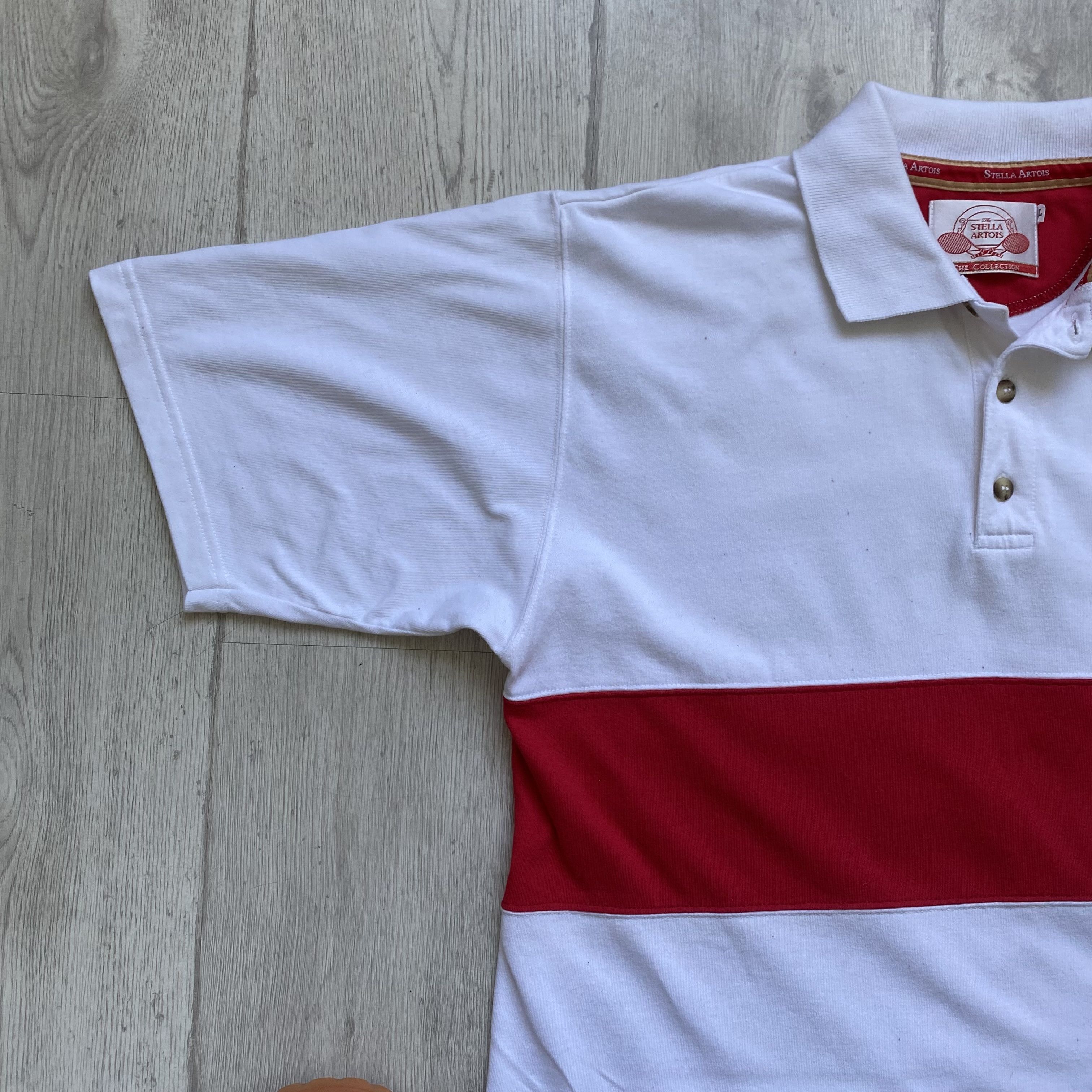 Heineken Vintage 90s Stella Artois Polos Tee Y2K Drink beer Size US M / EU 48-50 / 2 - 6 Thumbnail