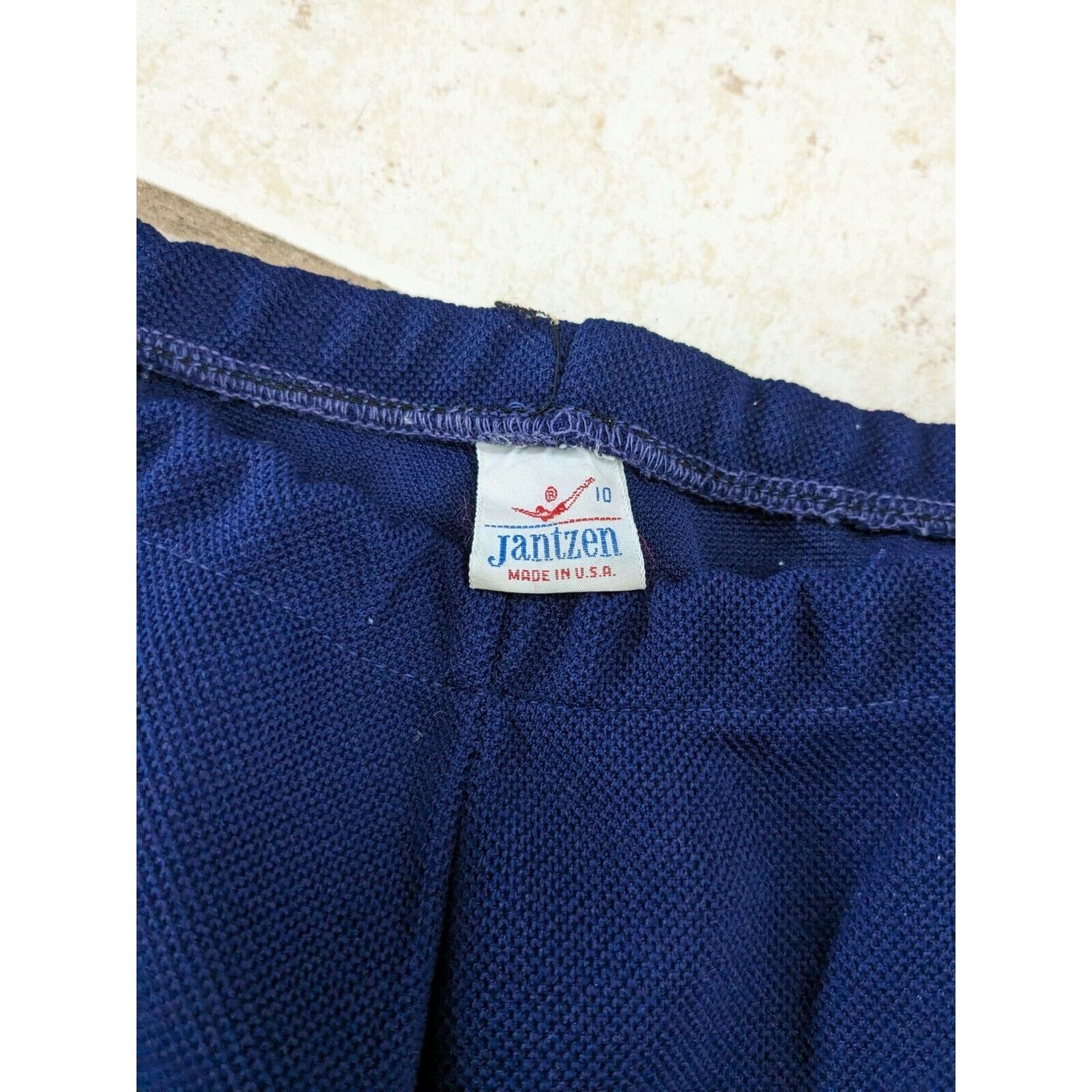 Jantzen Vtg 2 Pc Jantzen Track Suit Set Navy Blue Activewear Beach Size M / US 6-8 / IT 42-44 - 11 Thumbnail