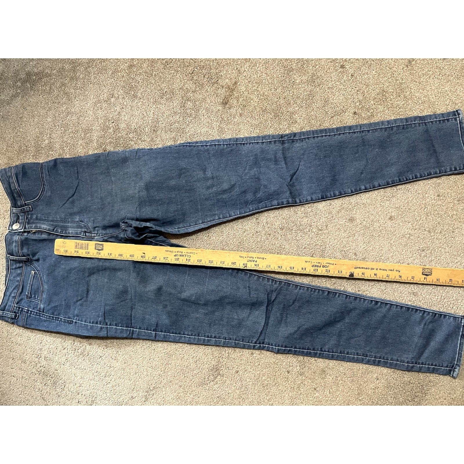 Vintage And & Denim Jeans Blue Jeggings High Waist Ankle Length Super Skinny Women’s 31 Size 24" / US 00 / IT 34 - 5 Thumbnail