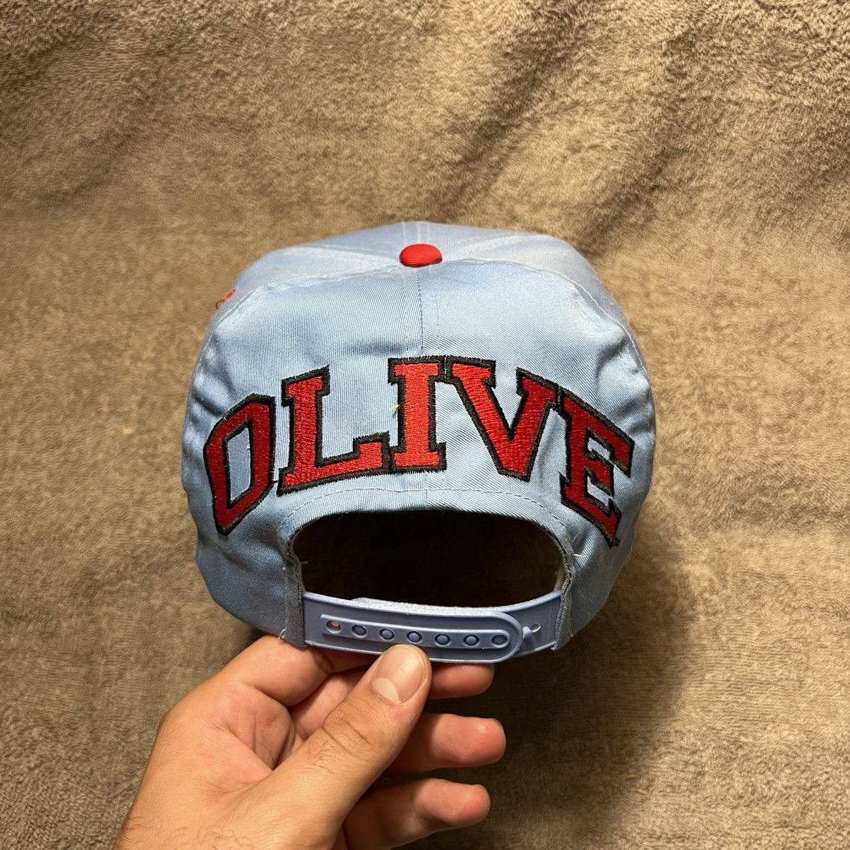 American Needle Vintage 90s Olive Popeye American Needle Snapback Hat Block Size ONE SIZE - 8 Thumbnail