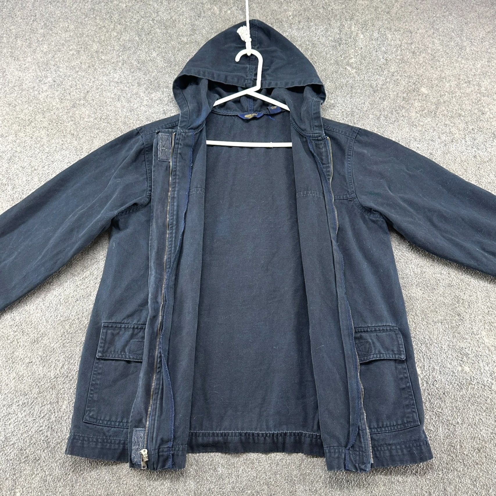 Vintage VINTAGE Shaver Lake Jacket Womens M Black Hooded Twill Cotton 90s Cim Size M / US 6-8 / IT 42-44 - 2 Thumbnail