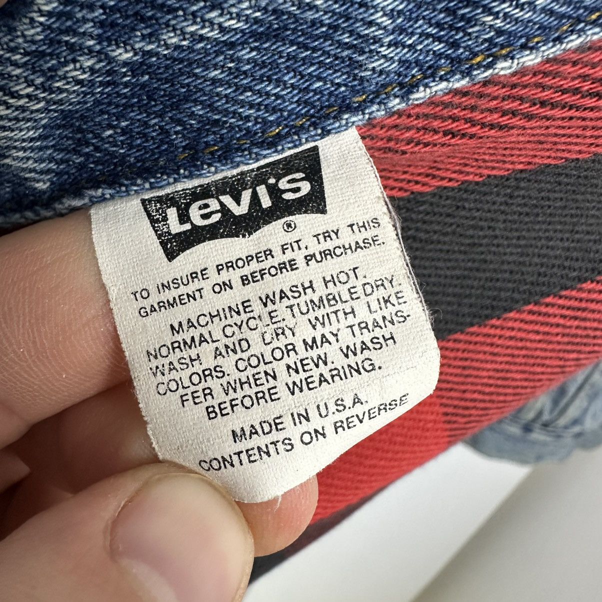 Levi's Levis Levi’s Vintage Jacket Made in USA Denim 90s Rare Size US S / EU 44-46 / 1 - 8 Thumbnail