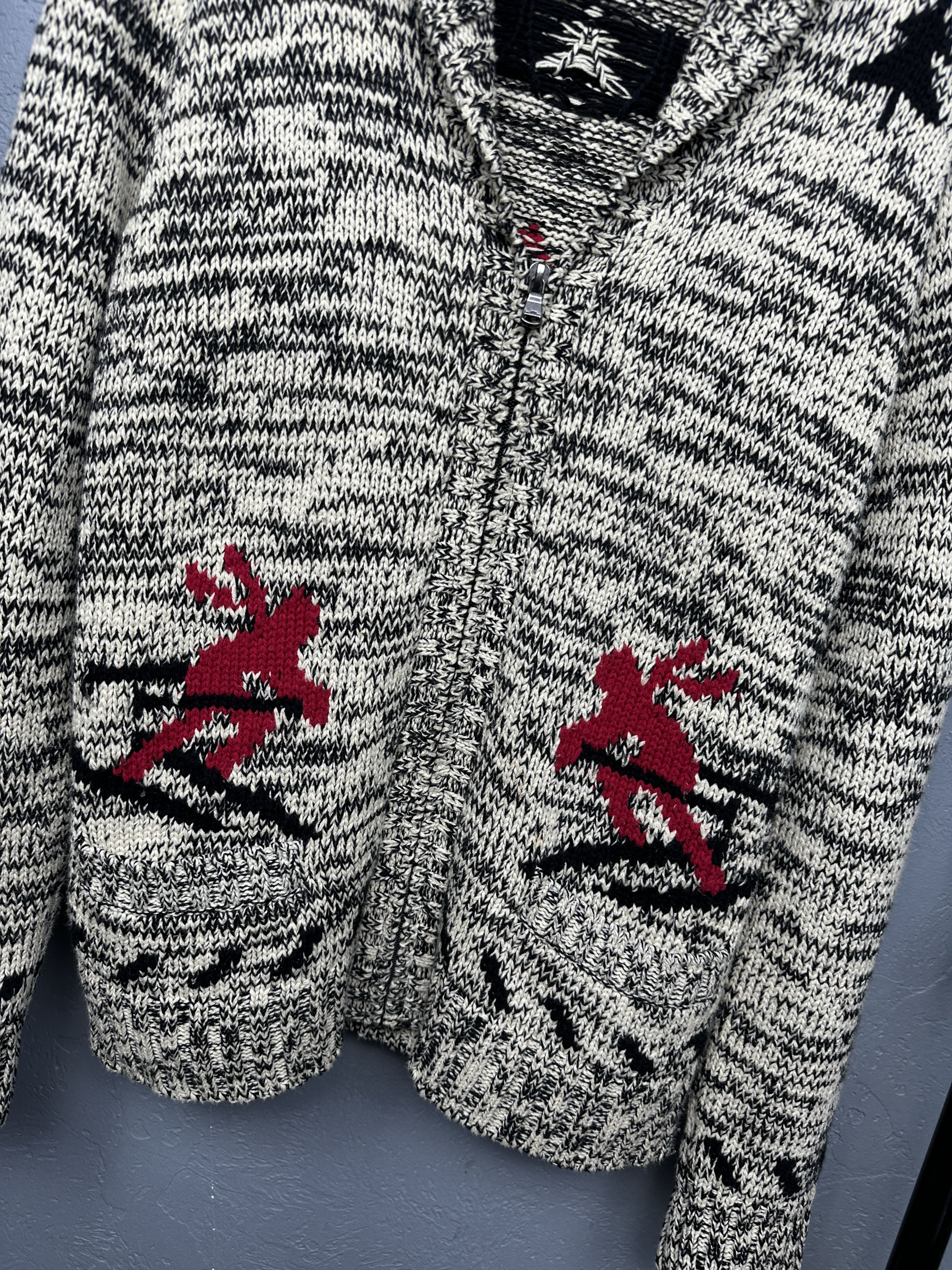 Polo Ralph Lauren LRL Lauren Active Ralph Lauren Zip Cardigan Sweater Skier Size L / US 10 / IT 46 - 3 Thumbnail