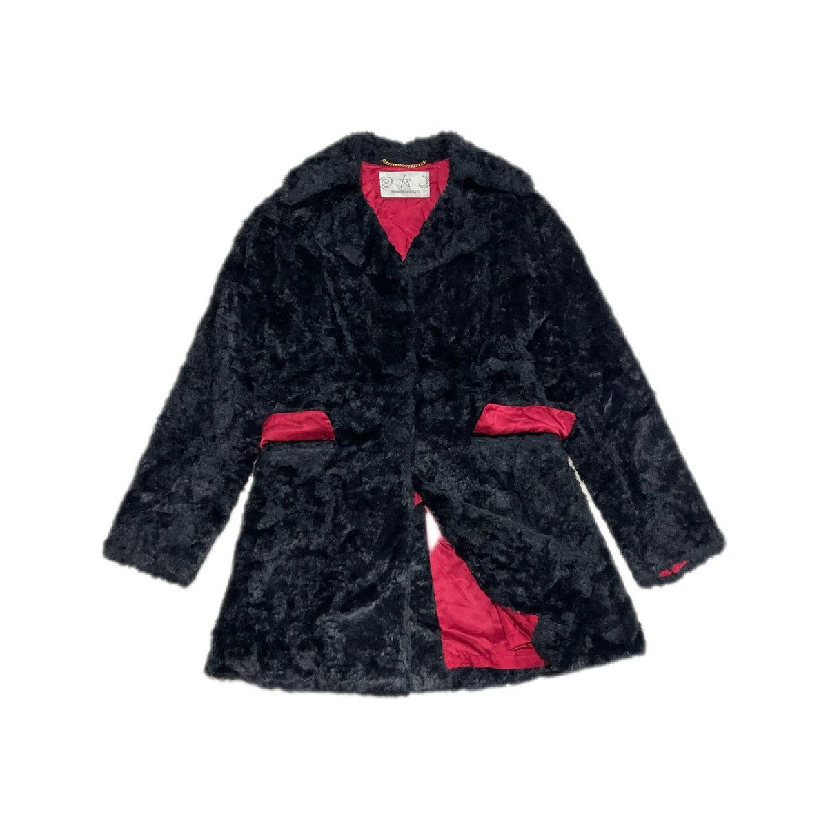 Issey Miyake 🔥Archived Vintage Tsumori Chisato Black Fur Belt Coat Size M / US 6-8 / IT 42-44 - 1 Thumbnail