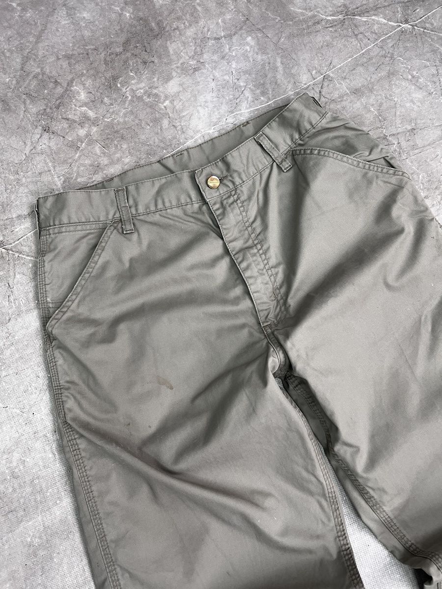 Carhartt Carhartt work pants faded distressed double knee carpenter Size US 31 - 4 Thumbnail