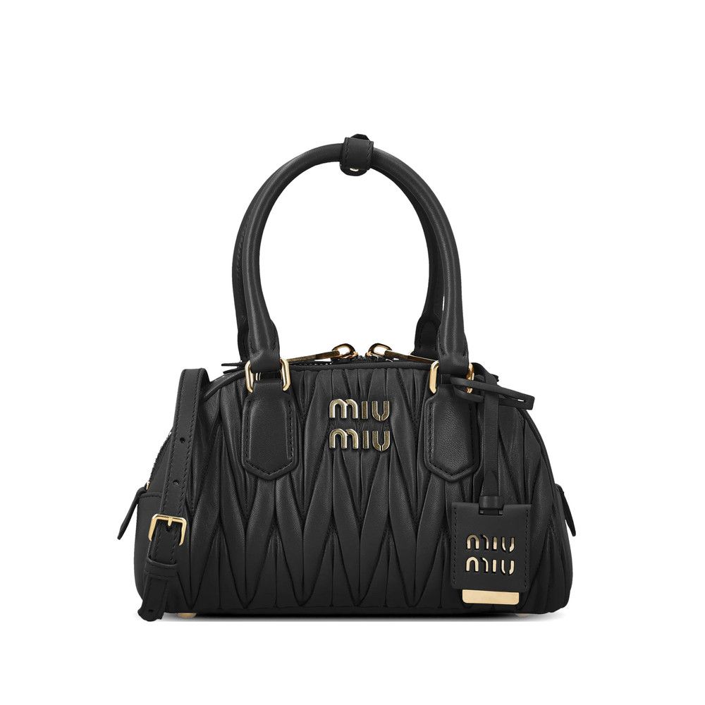 Miu Miu Miu Miu BLACK Tote Bags Size ONE SIZE - 1 Thumbnail