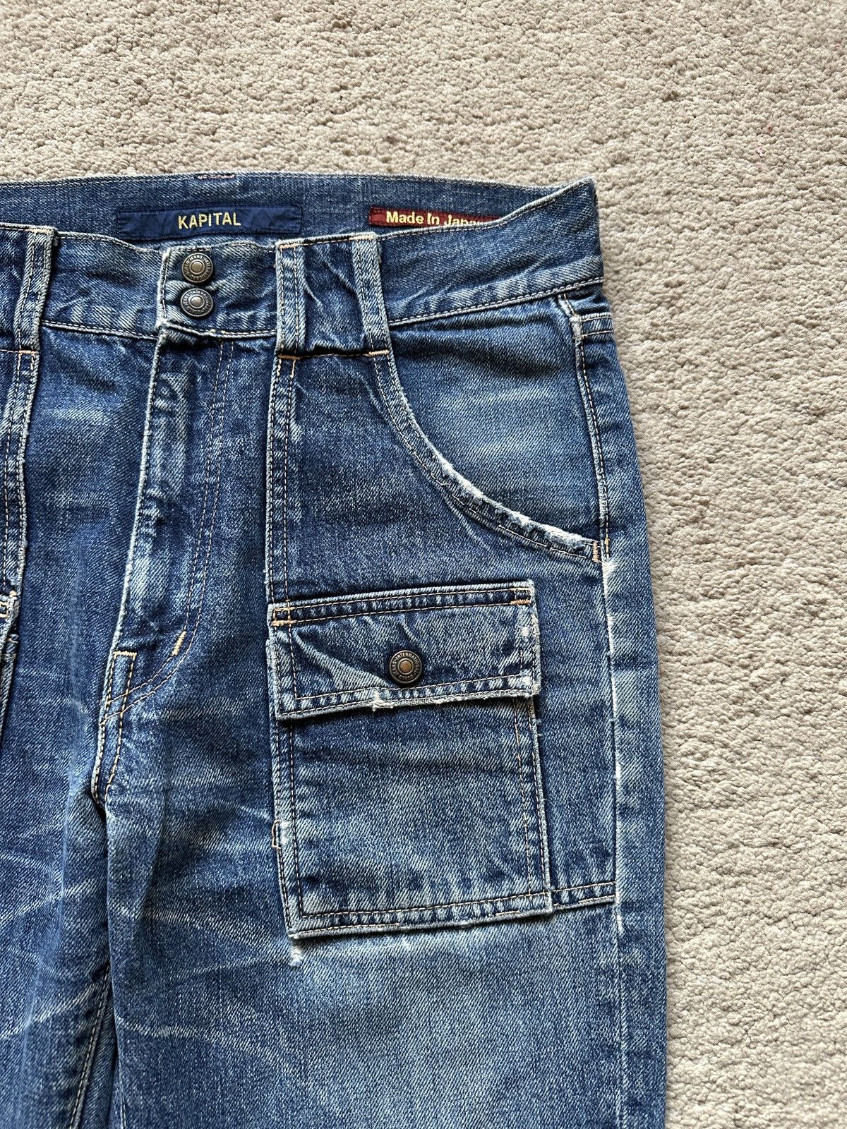 Kapital 1990s Kapital Denim Bush Pant Jeans Size US 30 / EU 46 - 6 Thumbnail