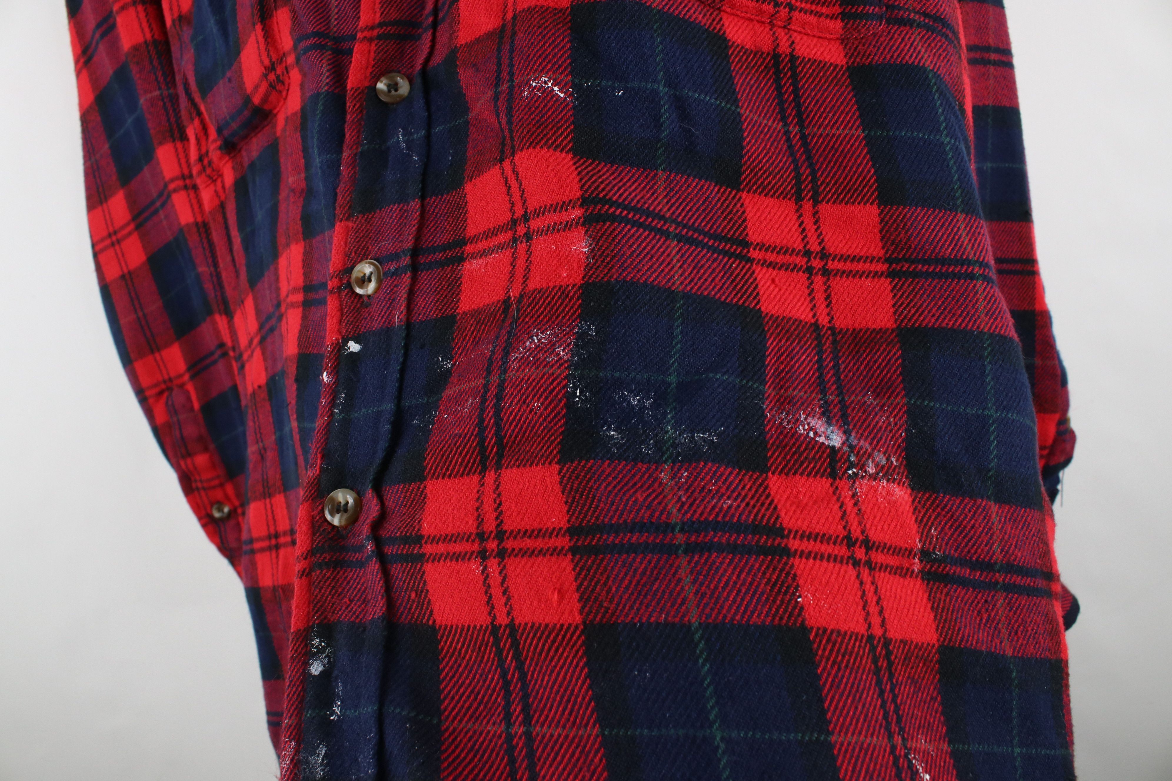Vintage Vintage 90s Streetwear Quilted Flannel Button Shirt Jacket Size US L / EU 52-54 / 3 - 5 Thumbnail
