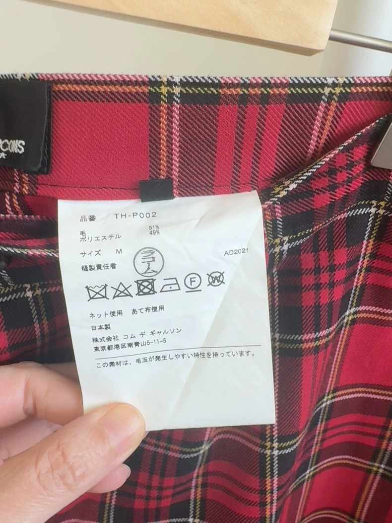 Comme des Garcons Comme Des Garcons size M Cropped plaid pants Size 24" / US 00 / IT 34 - 4 Thumbnail
