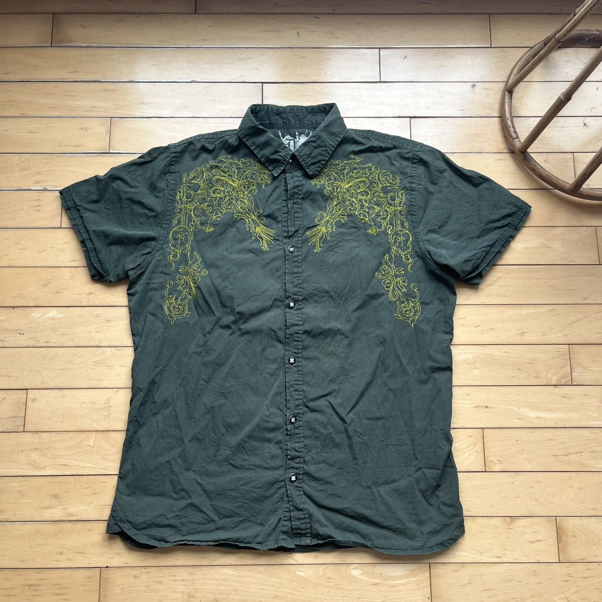 Diesel Vintage Y2K Diesel Short sleeve button up Size US S / EU 44-46 / 1 - 1 Thumbnail