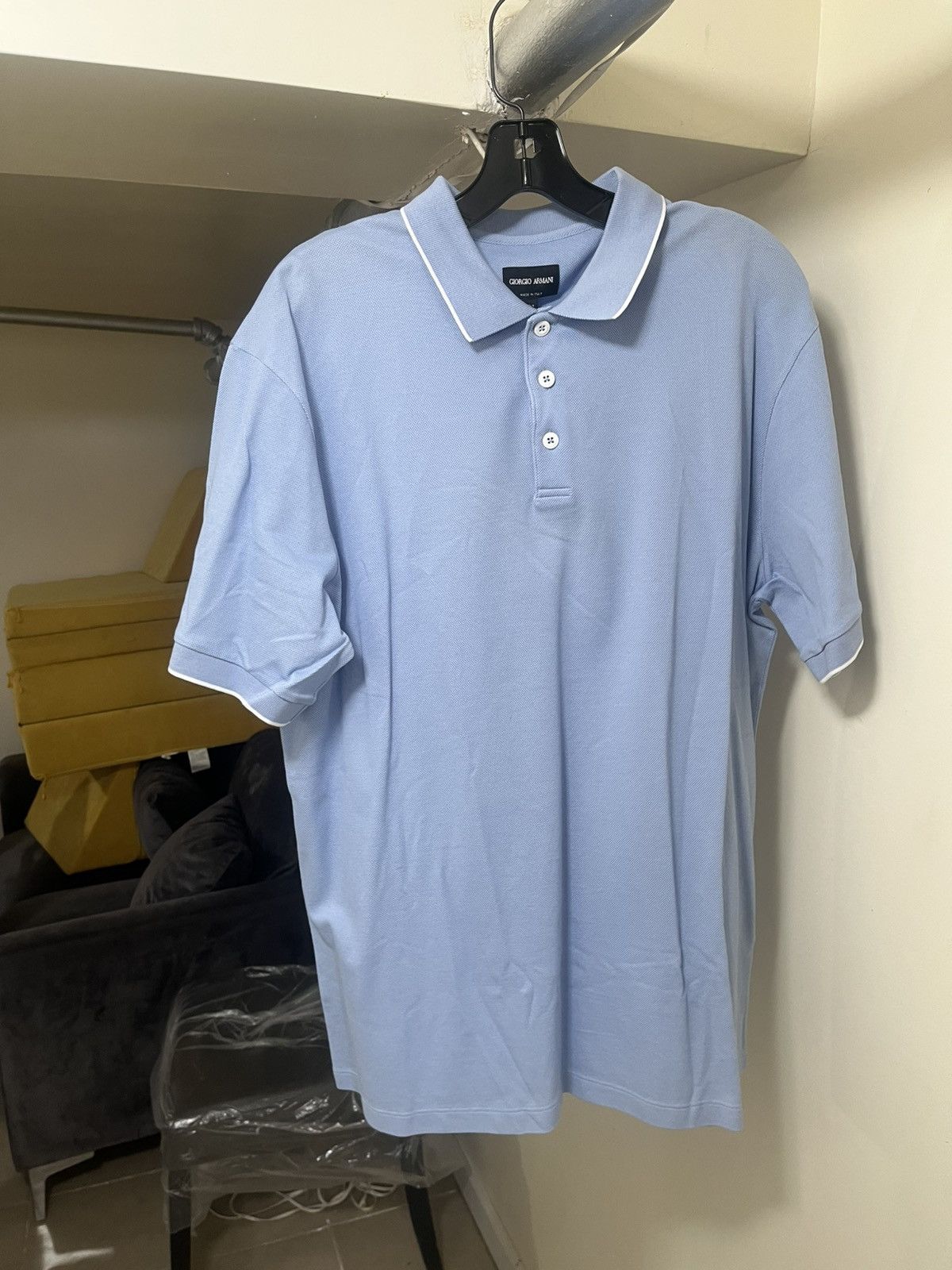 Giorgio Armani Polo Shirt Sz 54