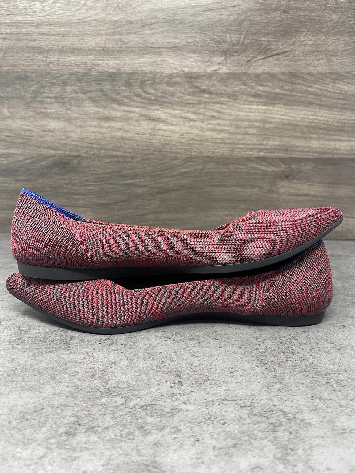 Rothy's Rothys The Point Flats Womens Size 9 Red Slip On Pointed Size US 9 / IT 39 - 8 Thumbnail