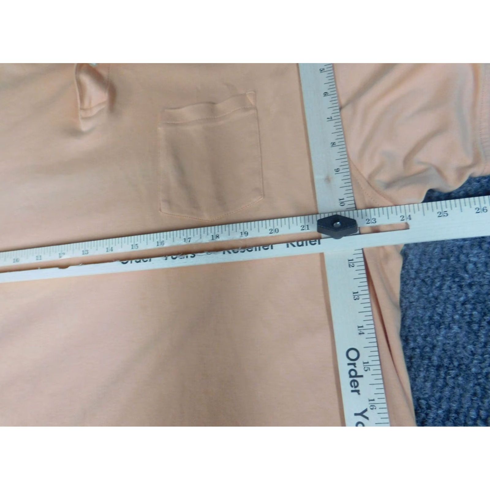 Roundtree & Yorke VINTAGE? No — Roundtree & Yorke Polo Shirt Men XL Pink Knit Cotton Short Sleeve Striped Button Collared Sports Golf All Seasons Size US XL / EU 56 / 4 - 6 Thumbnail