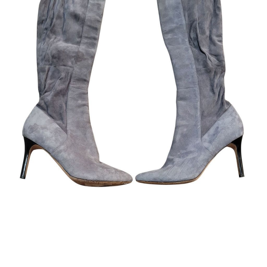 Cole Haan Cole Haan Marina Over-The-knee Suede Gray Boots 9B D44724 Size US 9 / IT 39 - 4 Thumbnail