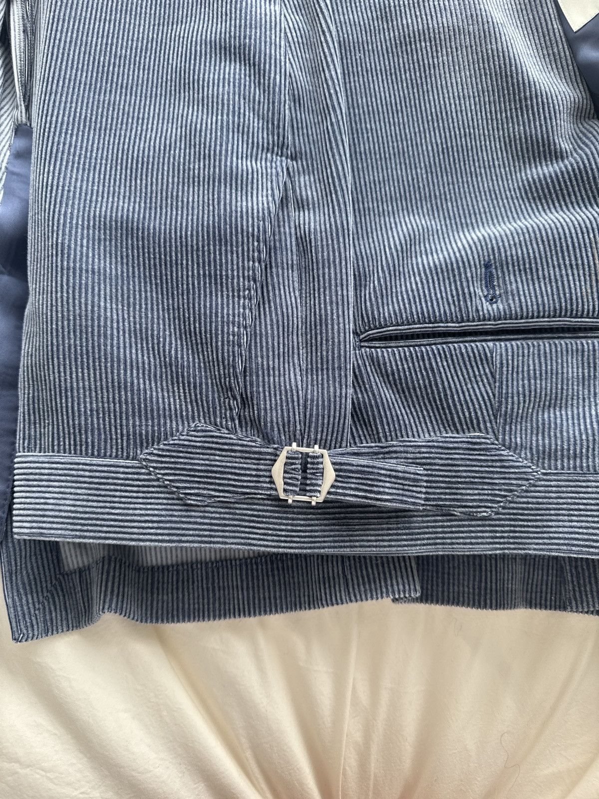 Ermenegildo Zegna Suitsupply x Zegna Corduroy Double Breasted Suit Size 38S - 4 Thumbnail