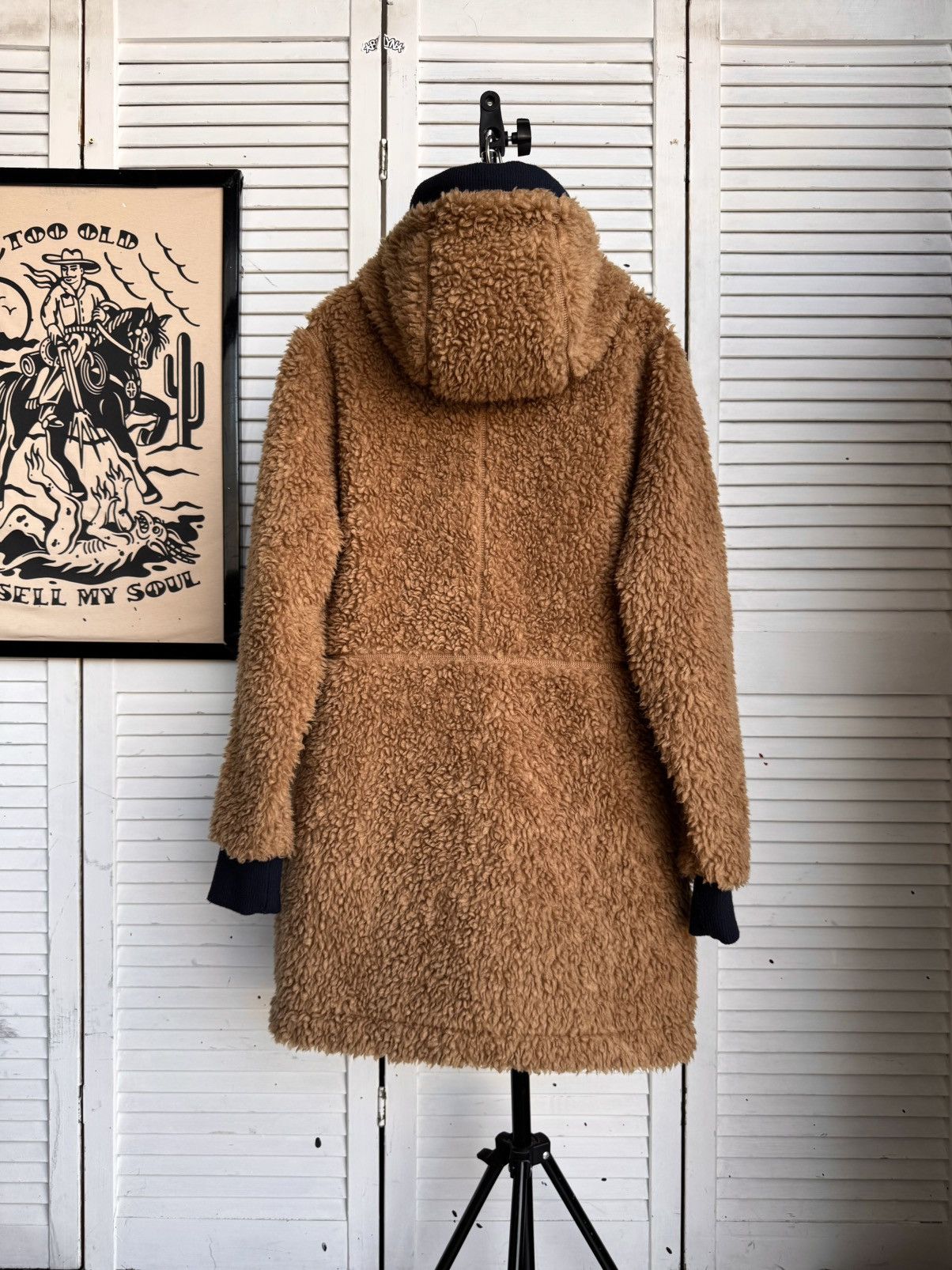 Patagonia Patagonia Dusty Mesa Parka Jacket Sherpa Ivory Long Coat Y2K Size S / US 4 / IT 40 - 2 Thumbnail