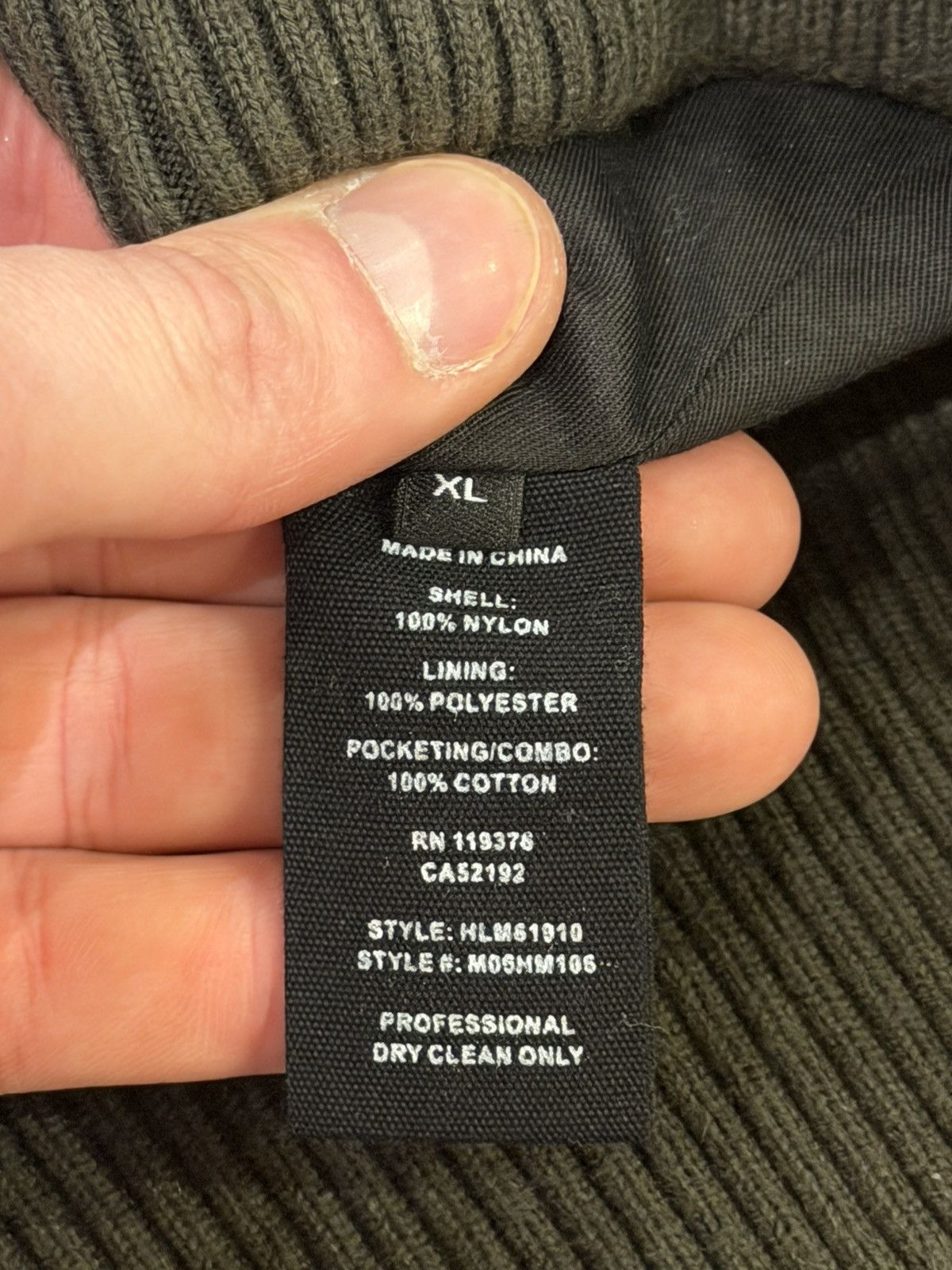 Helmut Lang Helmut Lang Embroidered Jacket - Olive Size US XL / EU 56 / 4 - 6 Thumbnail