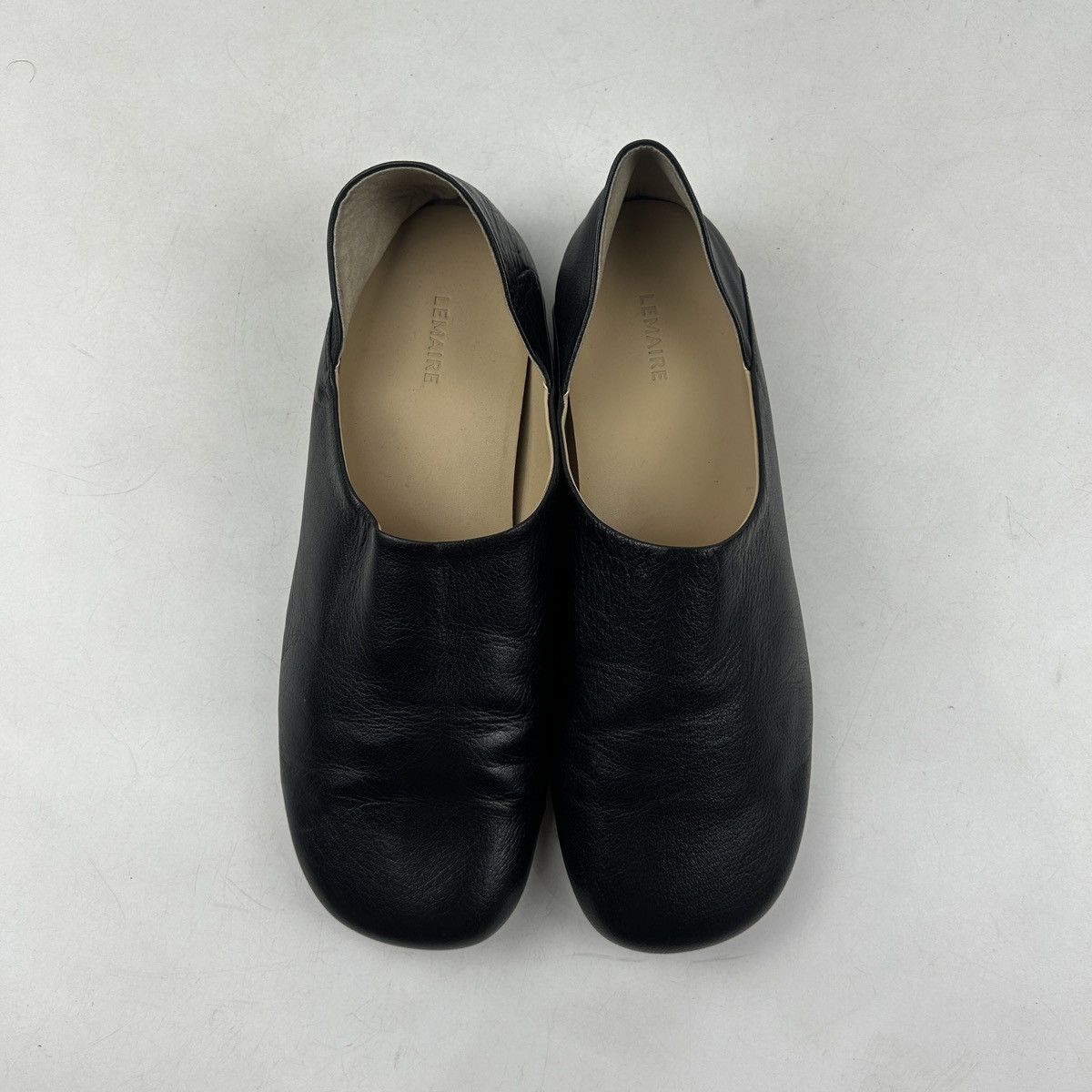 Lemaire Lemaire Leather Slip-On Loafers Size US 11 / IT 41 - 3 Thumbnail