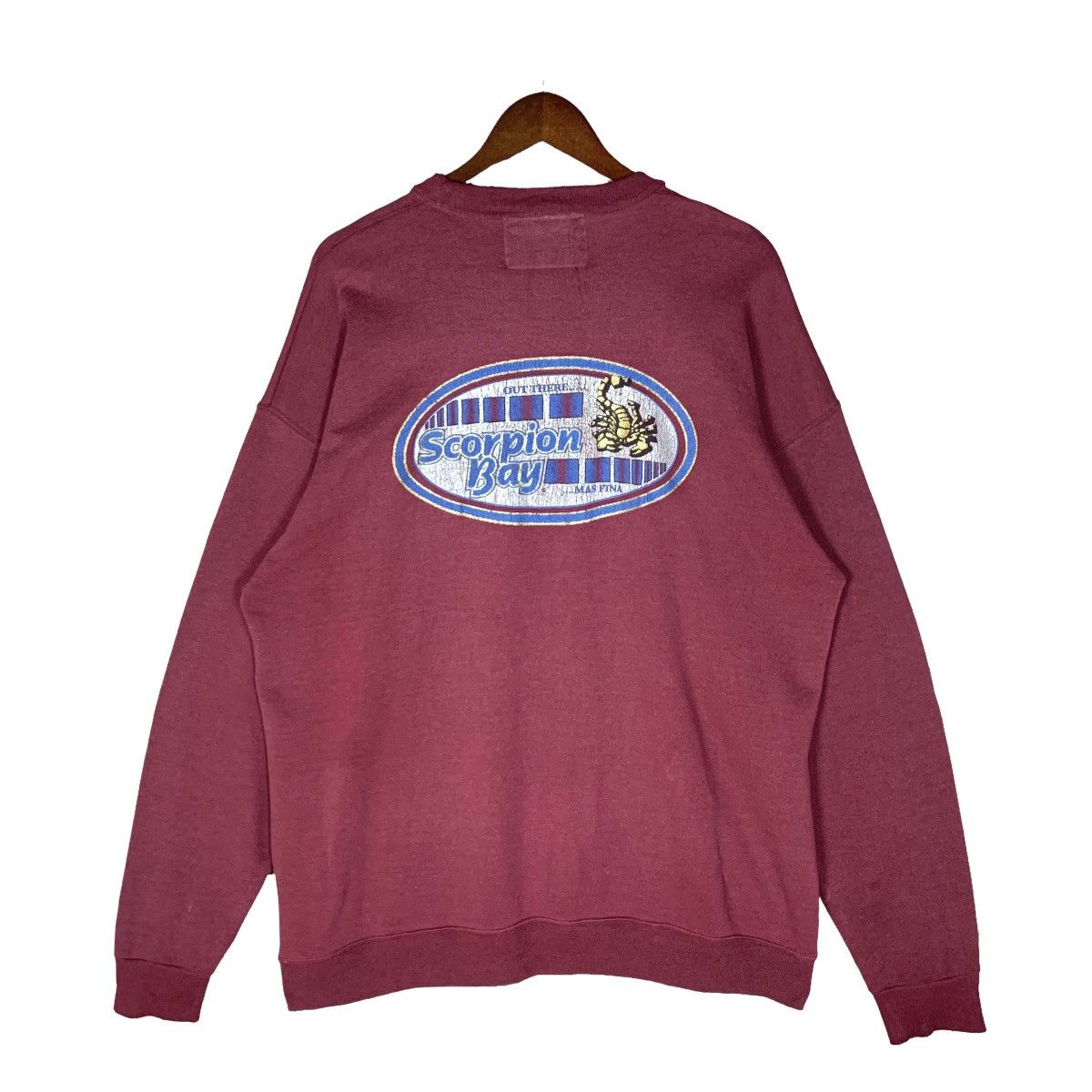 Vintage 90s Scorpion Bay Usa Mas Fina Crewneck Sweatshirt
