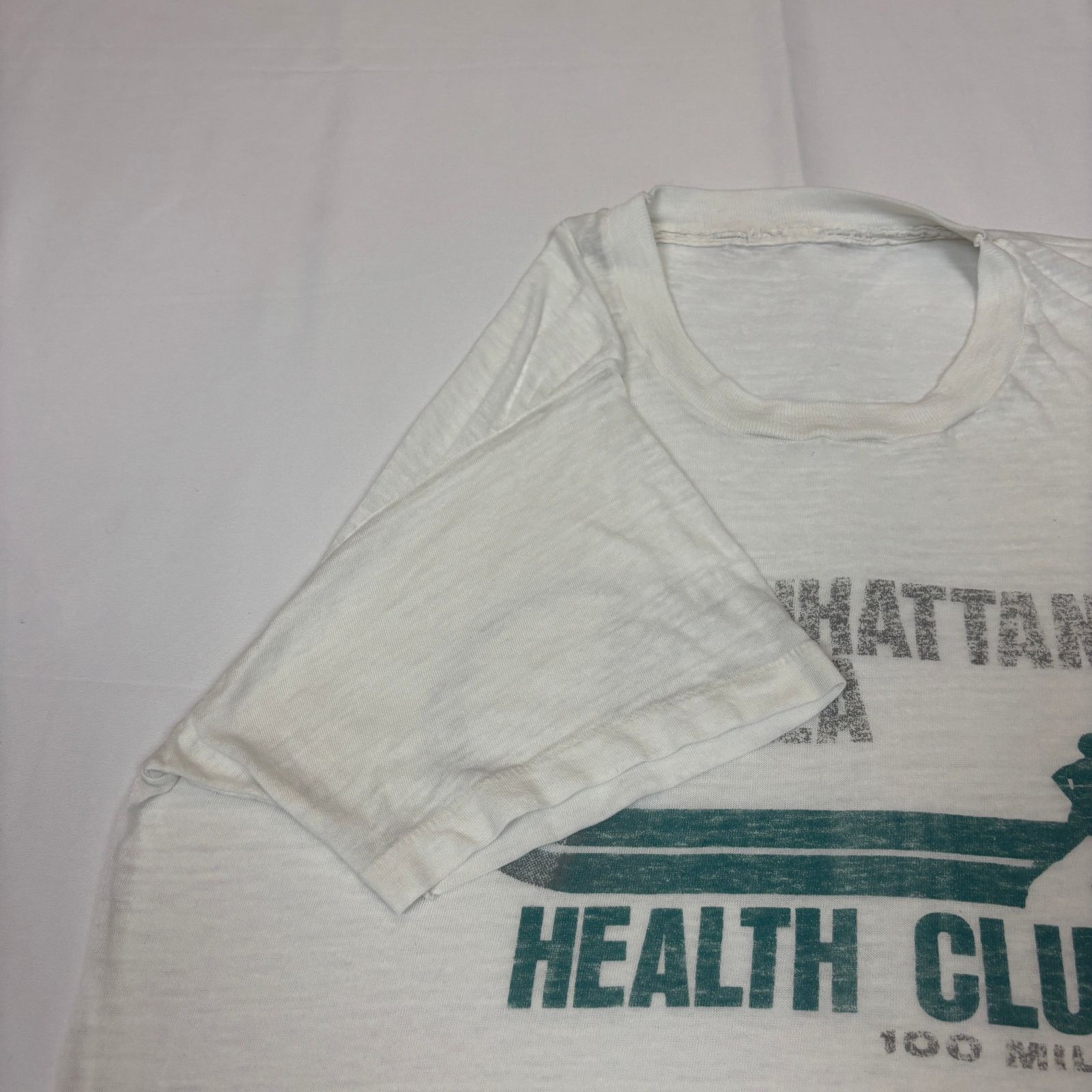 Vintage Vintage 70s 80s Manhattan Plaza Health Club 100 Miler Shirt Size US S / EU 44-46 / 1 - 3 Thumbnail