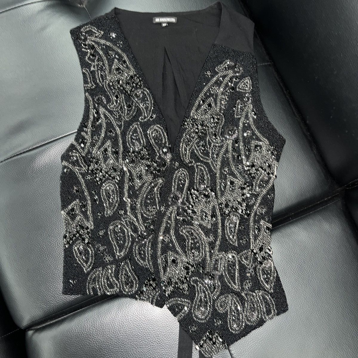 Ann Demeulemeester Ann Demeulemeester SS09Runway Asymmetric “Glass” Vest Jacket Size XS / US 0-2 / IT 36-38 - 10 Thumbnail