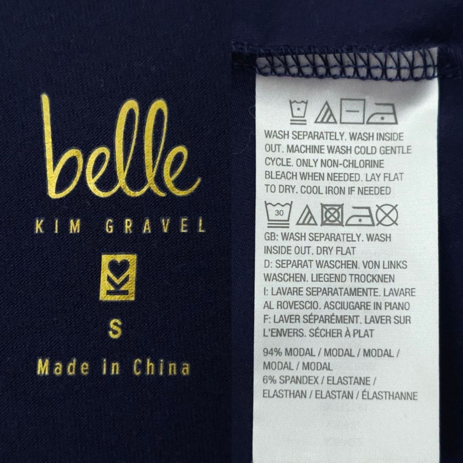 Other Belle By Kim Gravel Knit Top Womens S Cold Shoulder V Neck Size S / US 4 / IT 40 - 7 Thumbnail