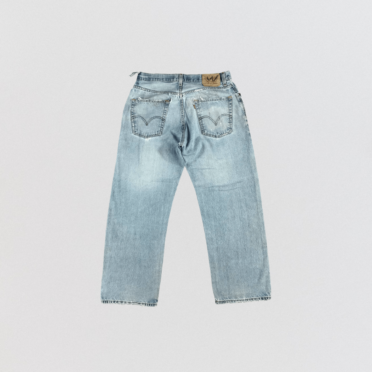 Levi's × Vintage Vintage Light Wash Levis Jeans-JM2546 Size US 33 - 2 Thumbnail