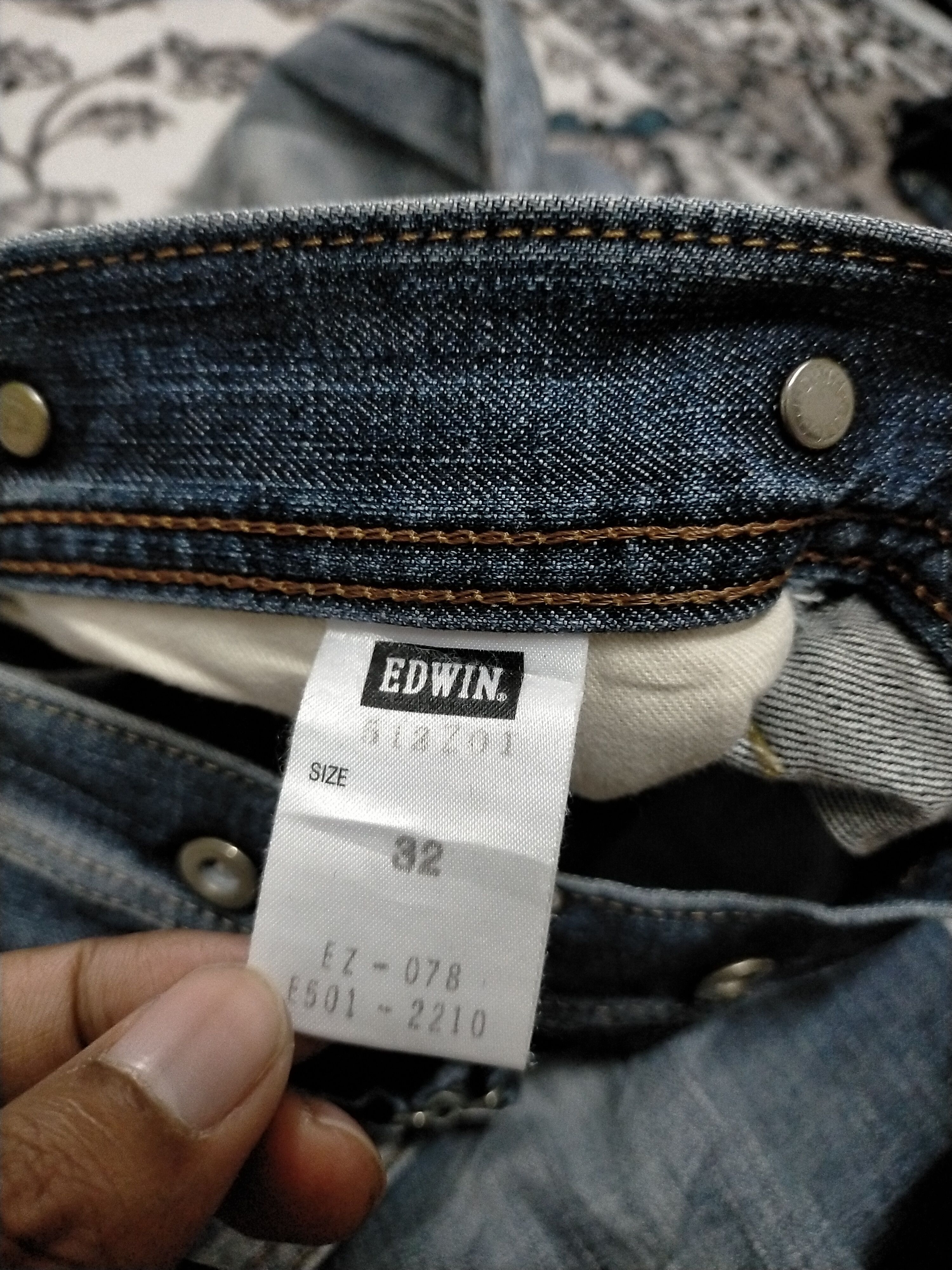 Edwin 🔥Rare🔥 Edwin Japan Double Knee Washed Flare Jeans Size US 34 / EU 50 - 3 Thumbnail